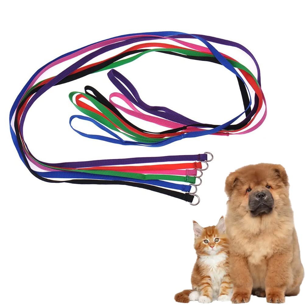 Litewoo 6 Packs Slip Lead Dog Leash, Durable And Comfortable For Cats, Dogs And Other Small Animals