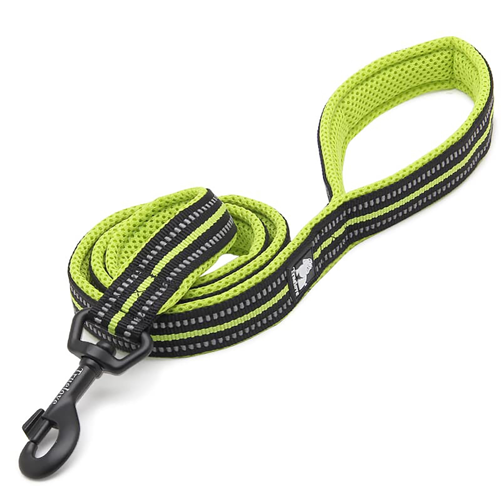 True Love Reflective Dog Leash Puppy Walking Lead, Padded Pet Chain Rope,Length 200Cm Truelove Tll2111(Neon Yellow,L)