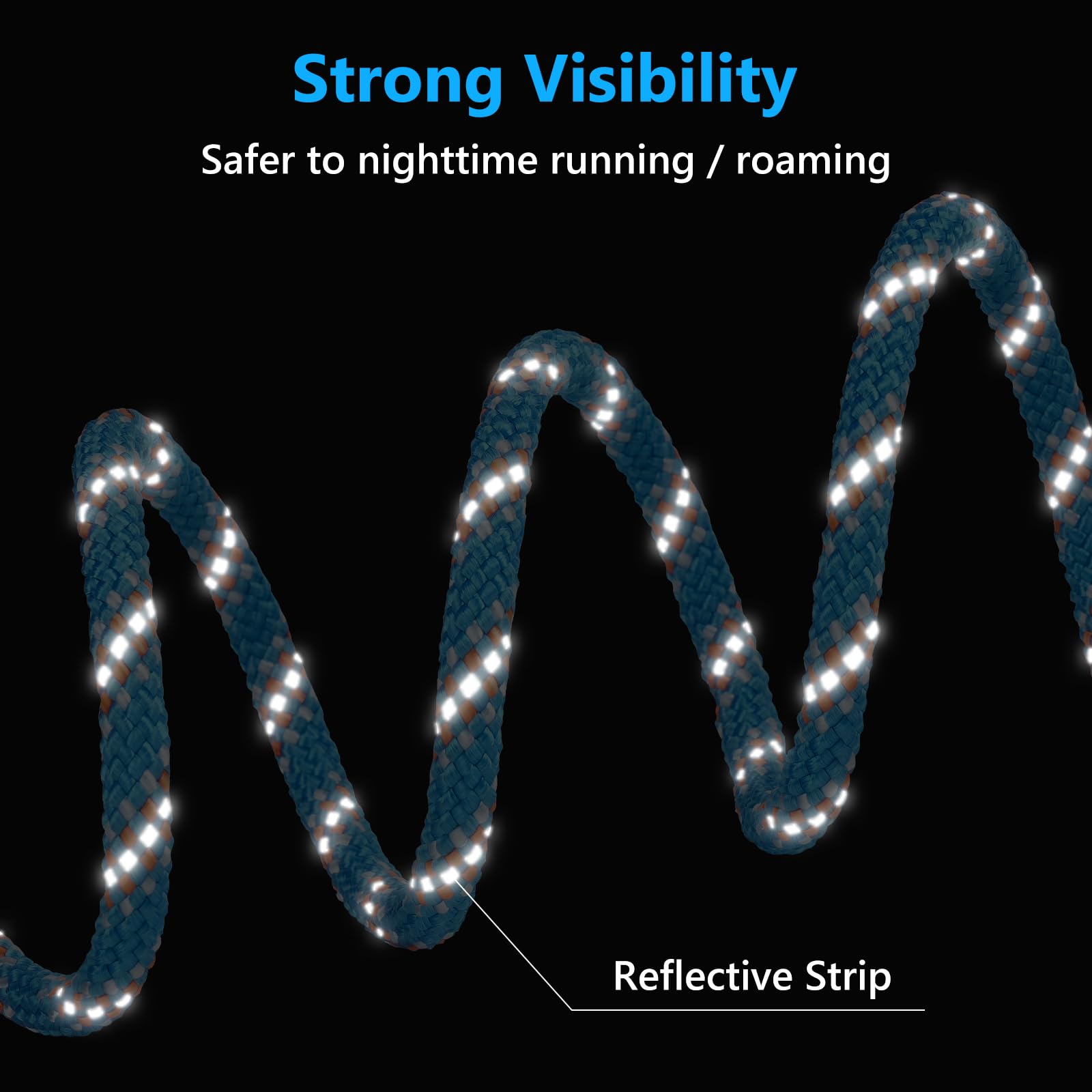 Tresbro Dog Tie Out Cable For Camping, 50Ft/75Ft/100Ft Trolley System For Dogs Up To 300Lbs, Portable Lightweight Dog Runner Lea