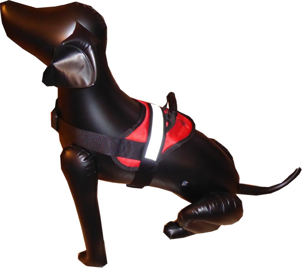 HDP Big Dog Soft No Pull Harness Size:Medium Color:Red