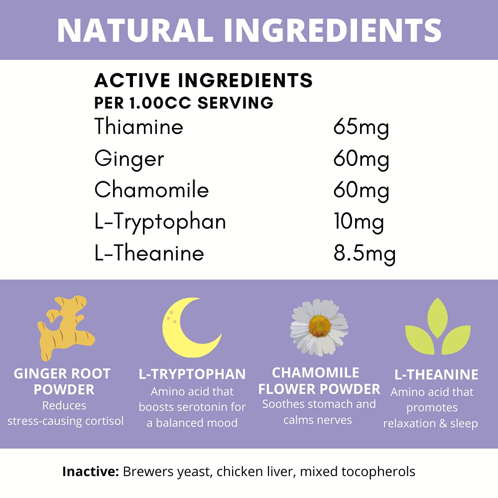 Under the Weather Pet Calming Powder for Cats | Natural Anxiety and Stress Relief Cat Supplement | Supports Relaxation & Normal