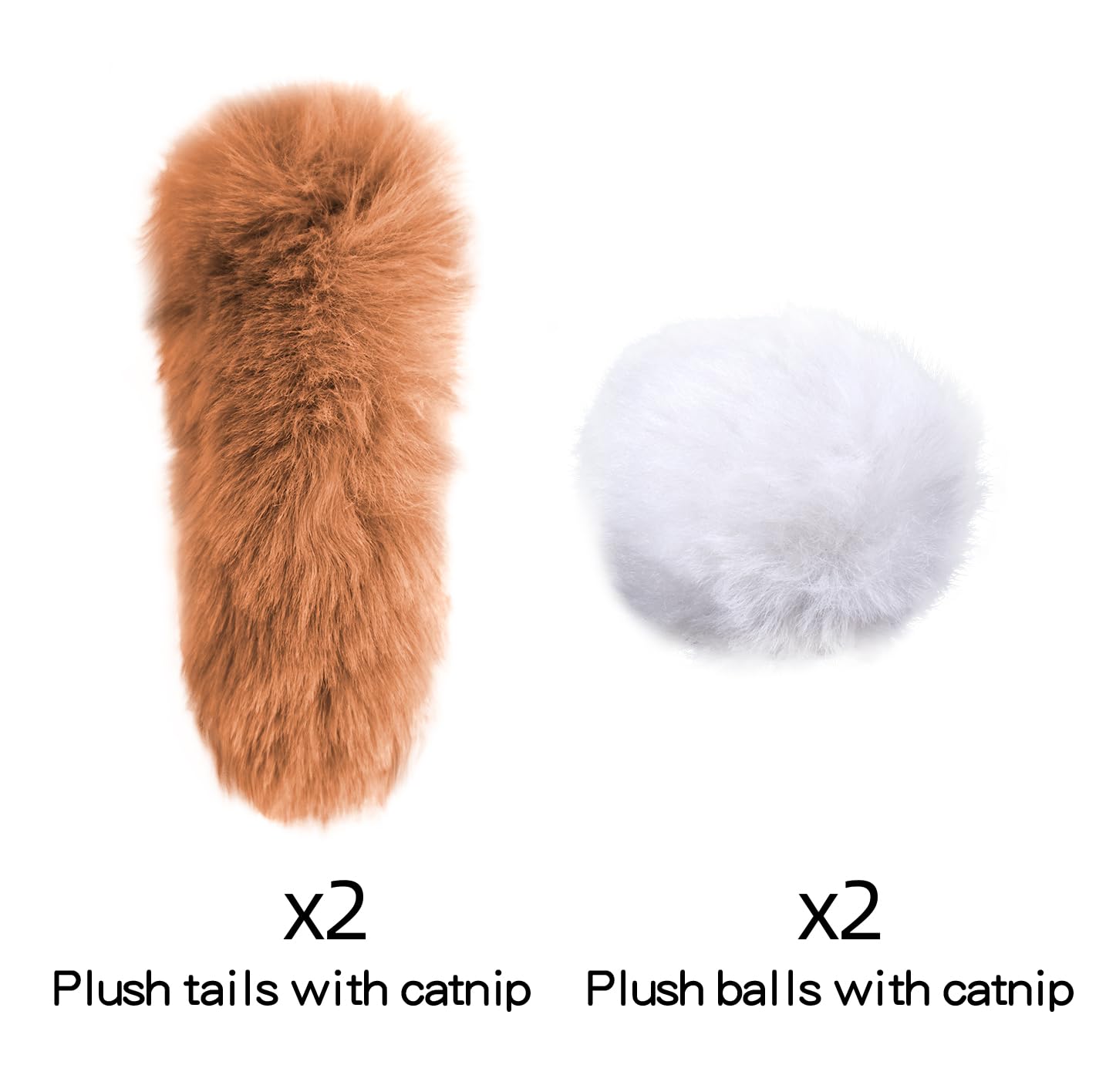 Migipaws Cat Toys,Interactive Fluffy Ball,Squeak Hide and Seek in a Mice Hole,Smart Kitten Teaser,Automatic Timer On Off, Plush