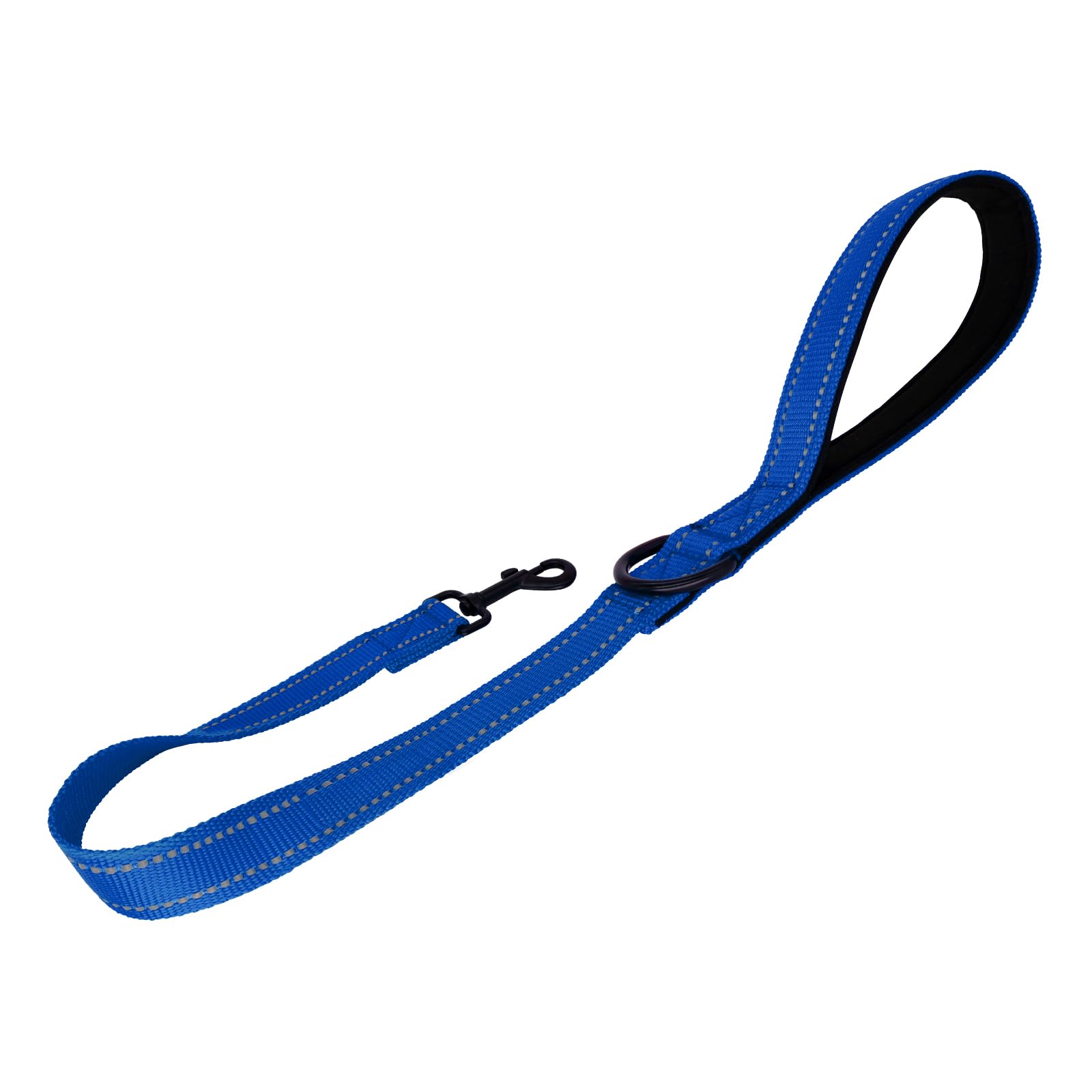 Giecooh Short Dog Leash, Reflective Traffic Leash With Padded Handle, 2 Ft Nylon Training Leashes For Small Meidum Large Dogs, R