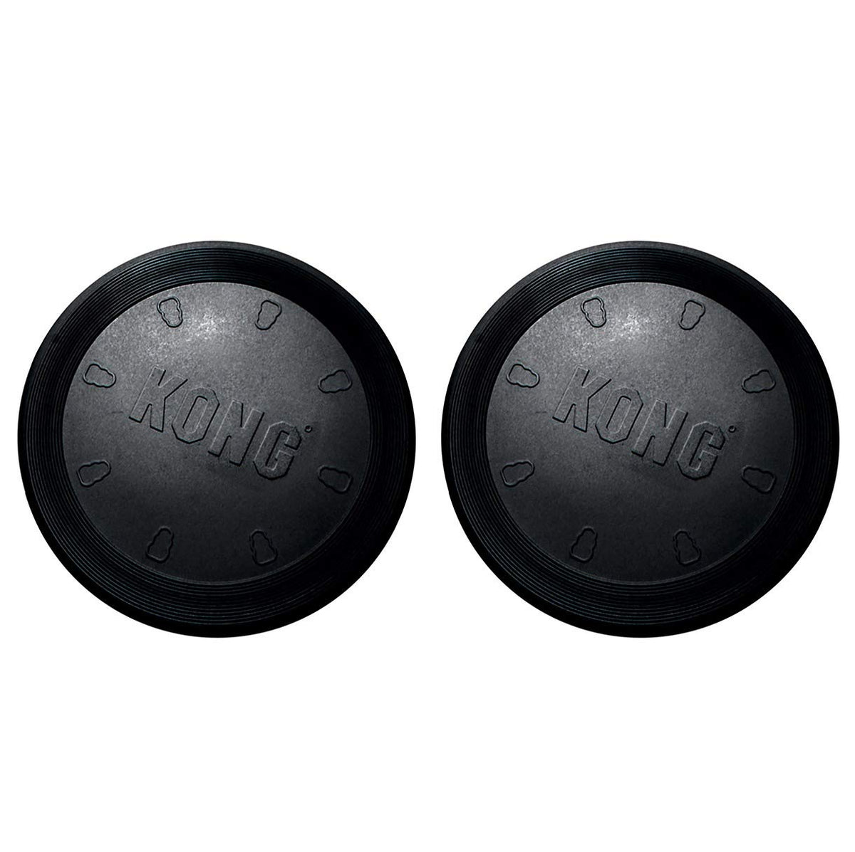 Kong Flyer - Rubber Dog Frisbee, Soft Rubber Dog Fetch Toy For Improving Dogs Mental & Physical Development, Teething, Exercisin