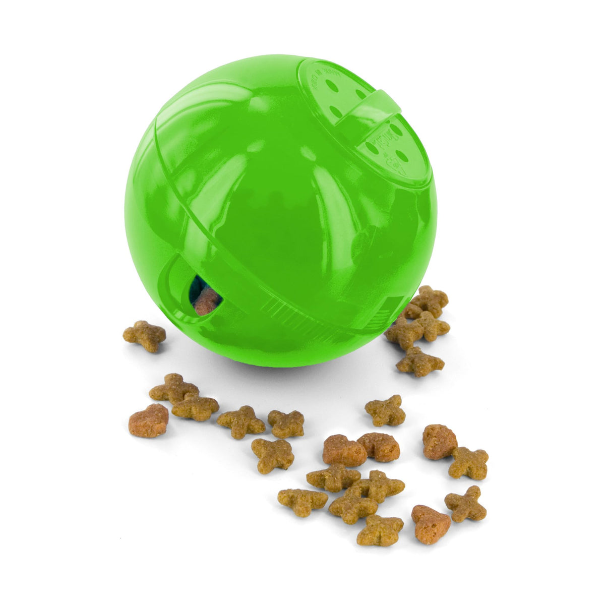 Petsafe Slimcat Feeder Ball - Interactive Game For Your Cat - Fill With Food And Treats - Green