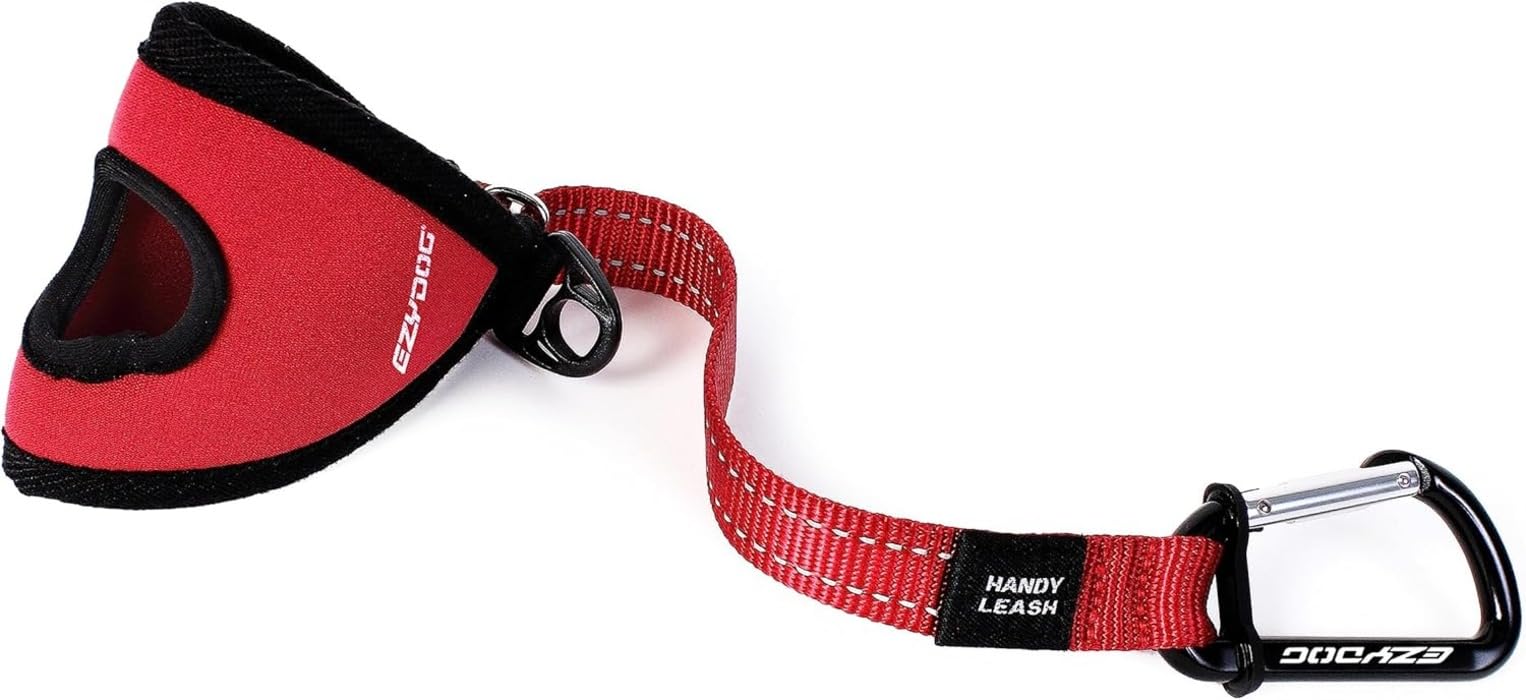 EzyDog Premium Handy Dog Leash - Soft and Secure Neoprene Glove Perfect for Running or Jogging - Add to Any Existing Leash or Co
