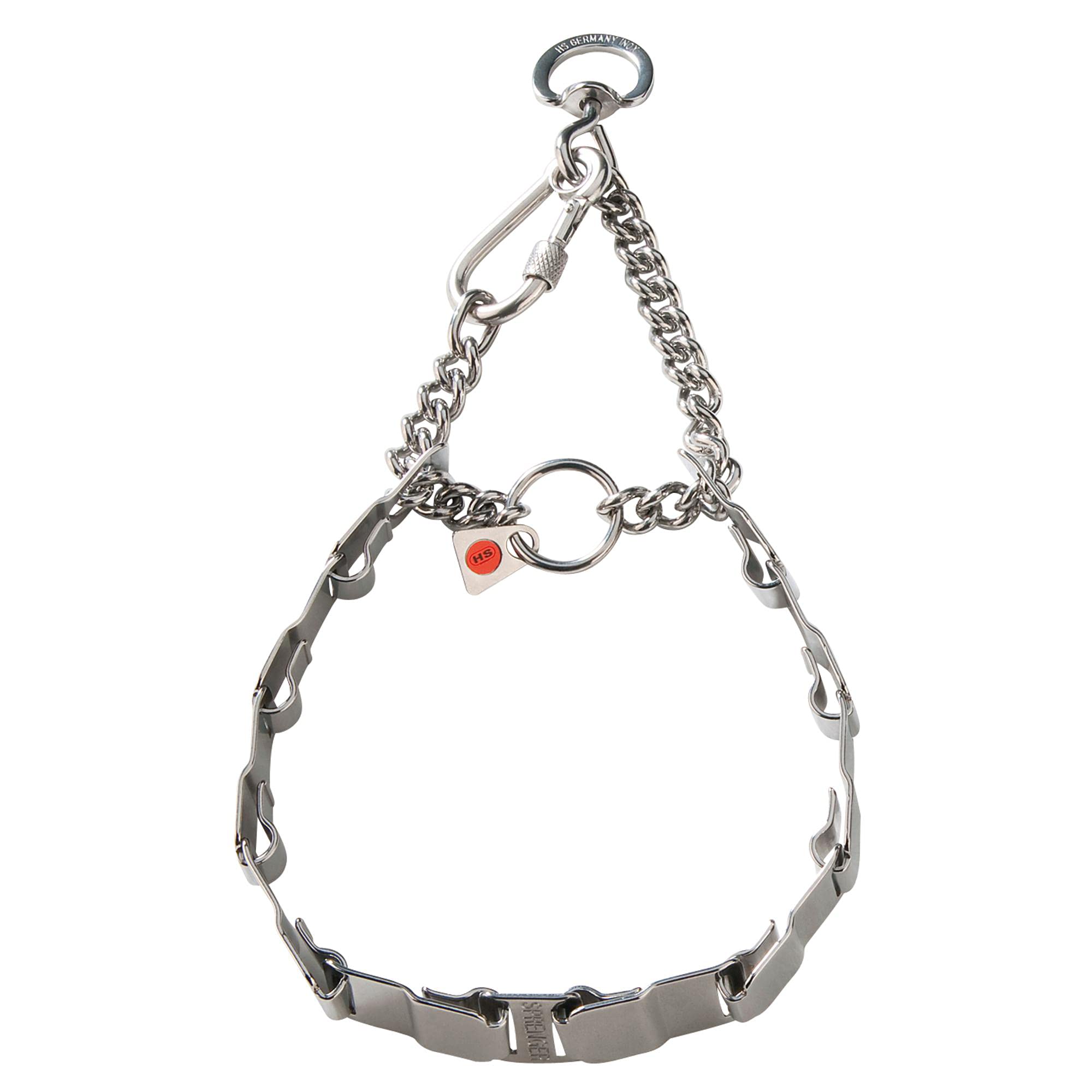 Herm Sprenger NeckTech Fun Stainless Steel Dog Training Collar Snap Hook No-Pull Collar with Swivel D-Ring for Medium Large Dogs
