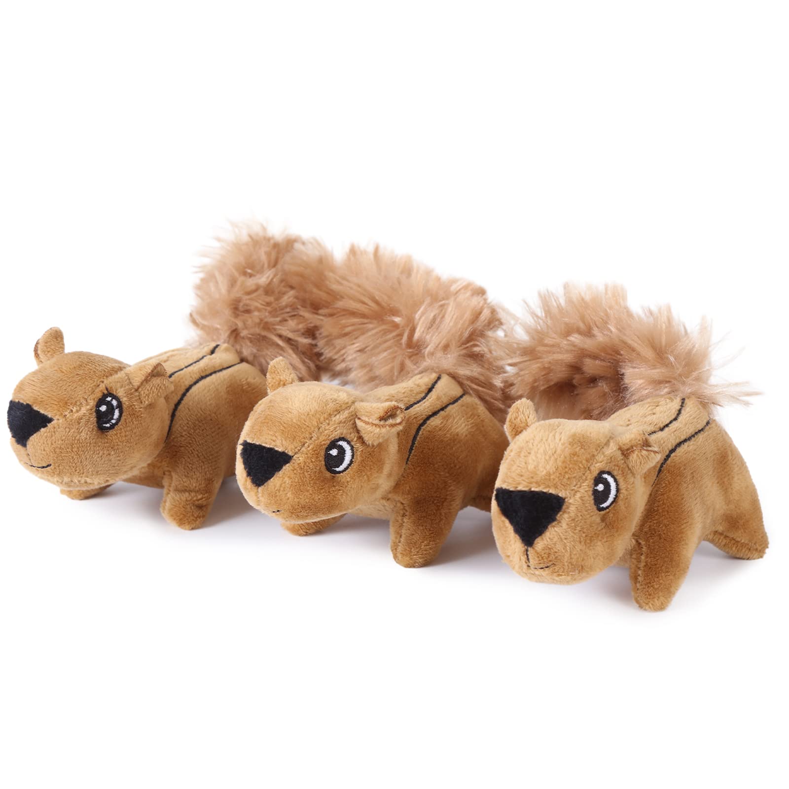 Laifug Hide And Seek Replacement Squirrel Dog Toy -3 Pack