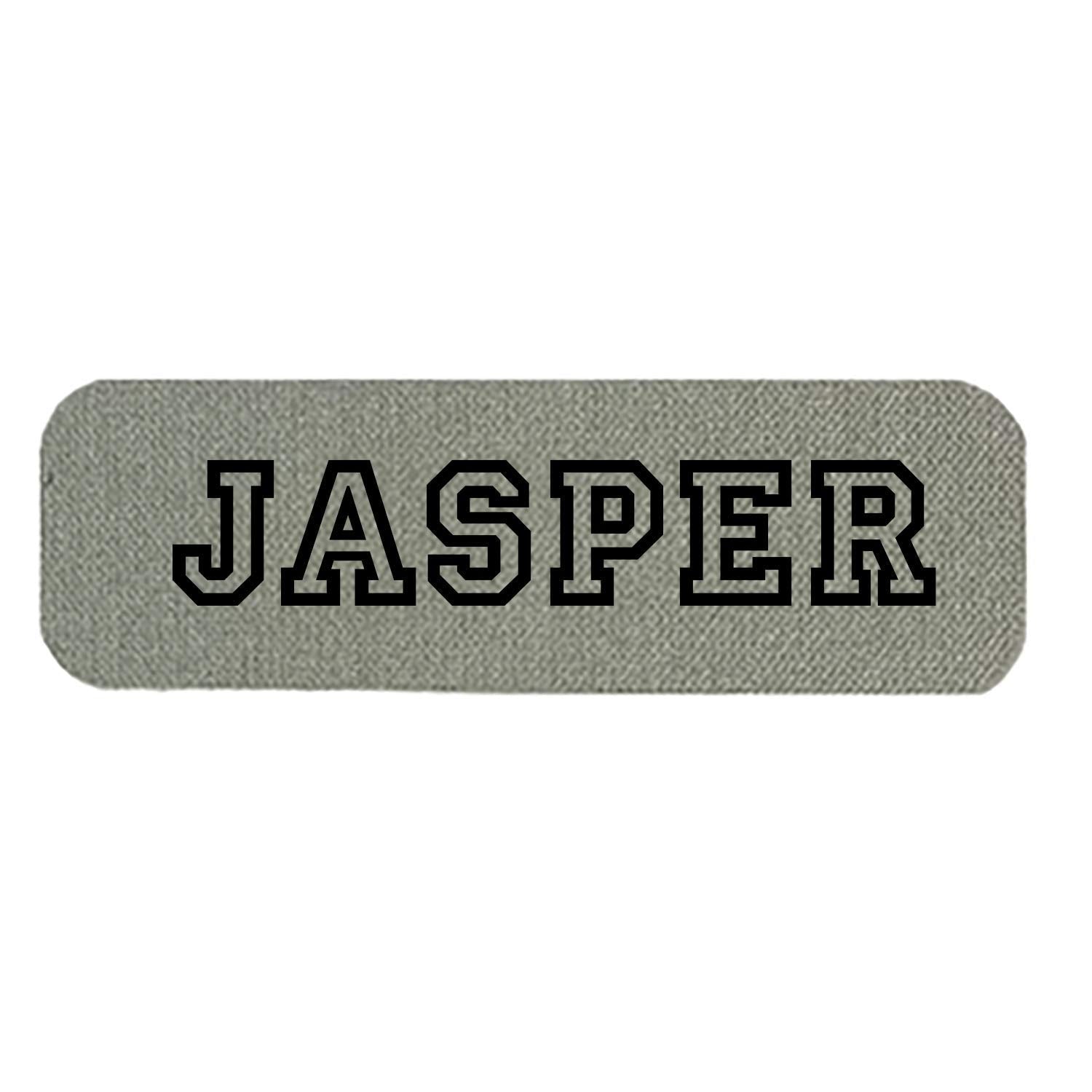 K9 Sport Sack Custom Name Patch Dog Carrier Backpack (Gray) 2'' X 6''