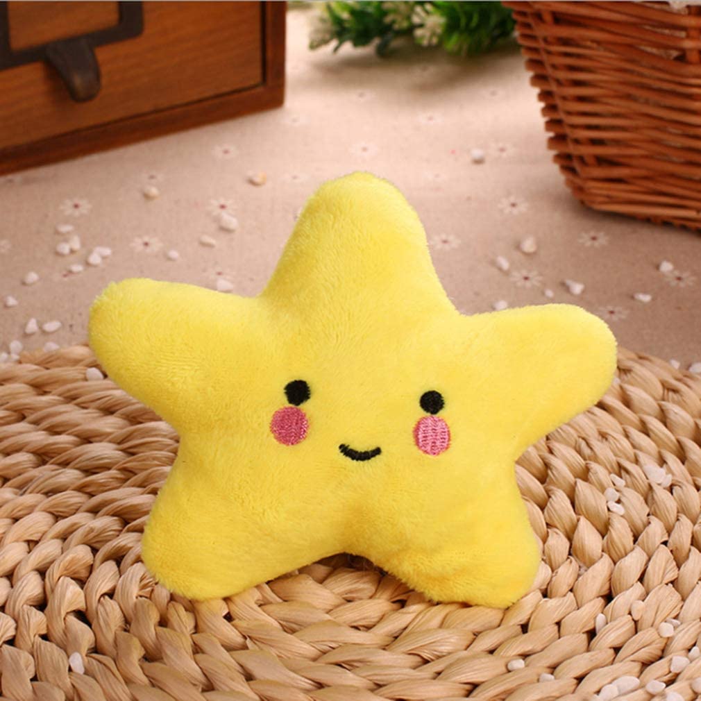 Htppzjr Starfish Squeaky Dog Toy,Soft Plush Vocal Dog Plaything Pets Supplies Teddy Bichon, Dog Toys With Soft, Fabric For Small