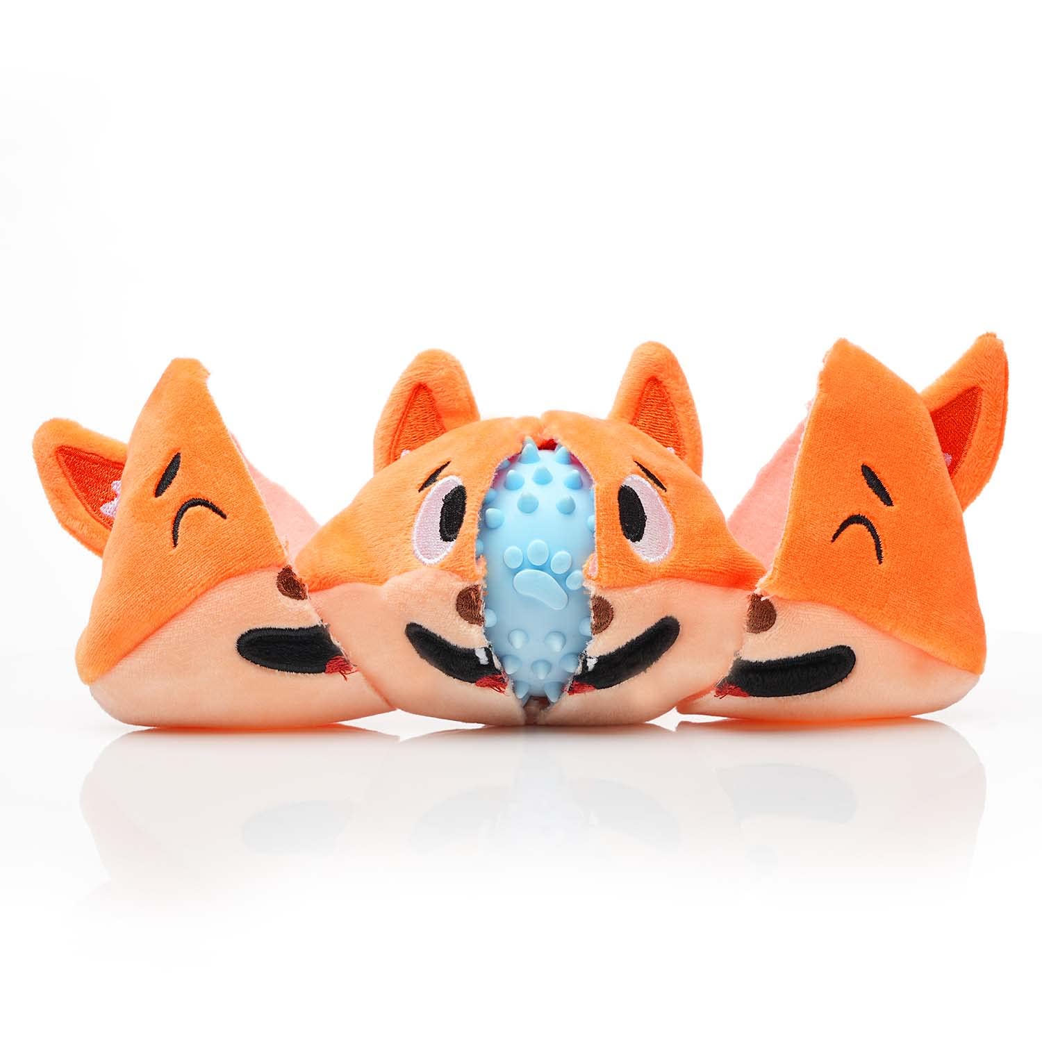 Mewajump Squeaky Dog Toys With Ball 3-In-1 Plush Cute Chew Toy With 3 Layers Puzzle Pet Toy For Teeth Cleaning Puppy Enrichment 