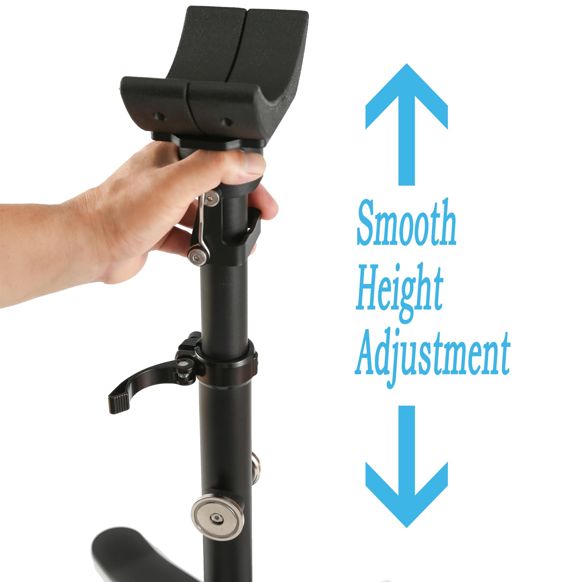 Homcare Horse Hoof Stand, 2-In-1 Farrier Hoof Stand With Adjustable Height, Interchangeable Cradle & Post Support For Front & Hi