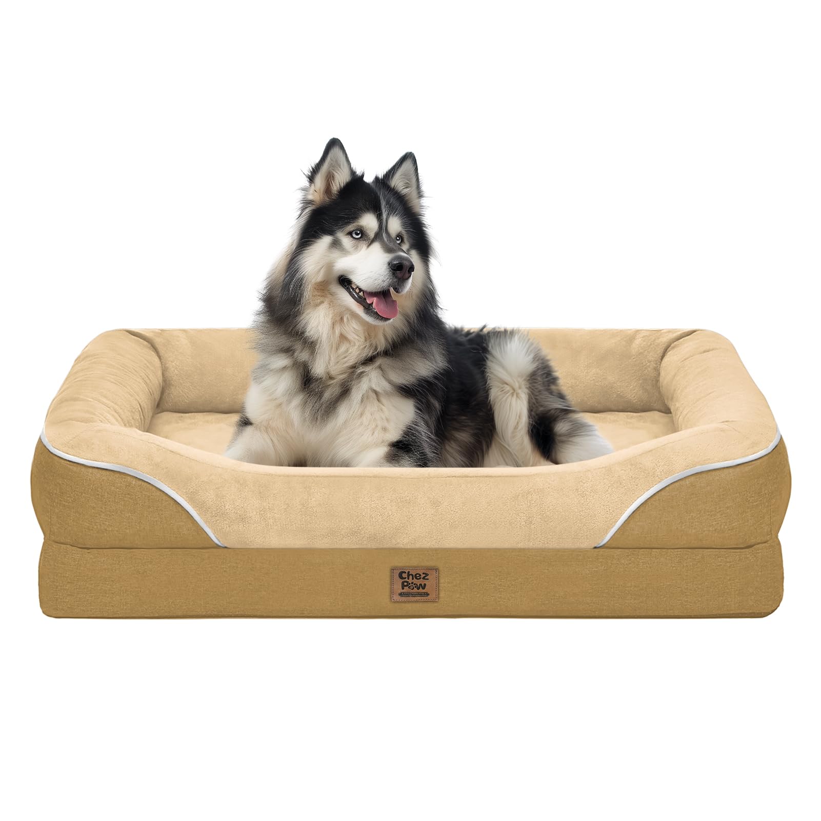Washable Orthopedic Large Dog Bed -Xl Large Dog Bed With Removable & Waterproof Cover Pet Beds With Foam Support For Big Size Do