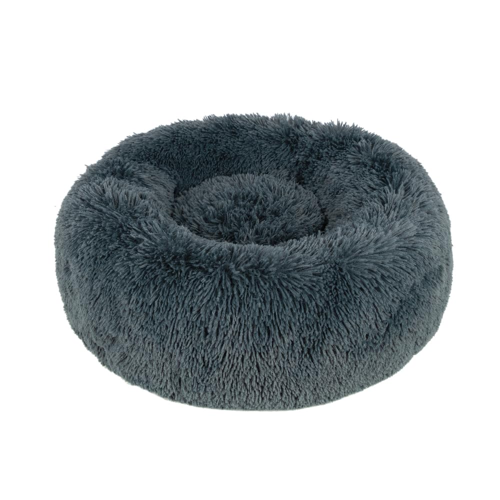 Best Pet Supplies Round Dog Bed With Reversible Pillow, Luxuriously Soft Machine Washable Dog Bed For Small And Medium Breeds -