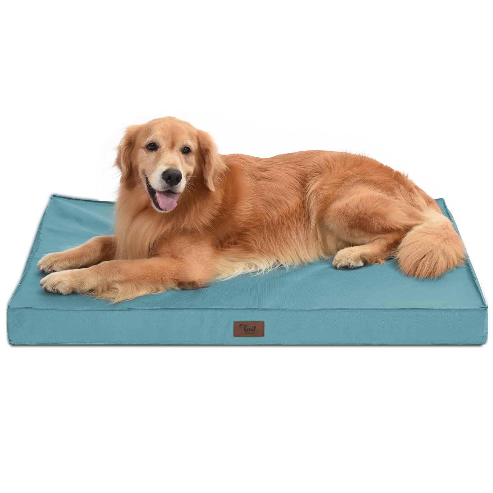 Tail Stories Outdoor Extra Large Dog Bed For Big Dogs, Waterproof Dog Bed For Large Dogs, Egg Crate Foam Xl Pet Bed With Removab