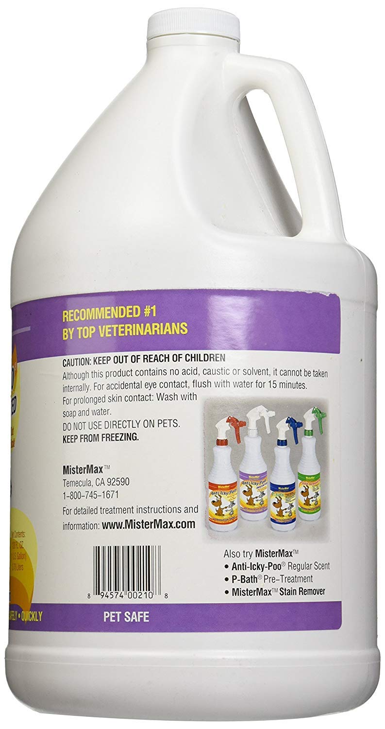 Mister Max Unscented Anti Icky Poo Odor Remover, Gallon Size