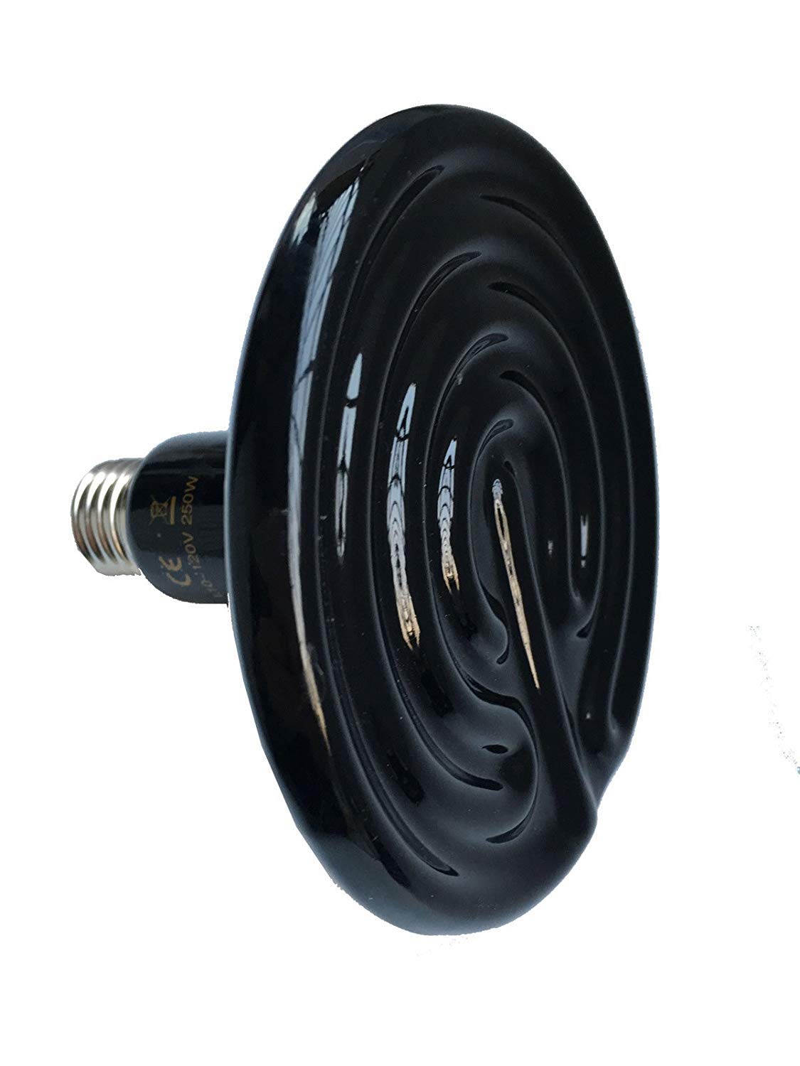 Forfuture-Go 250W Reptile Heat Lamp Pet Infrared Ceramic Heater Emitter Appliances Lamp