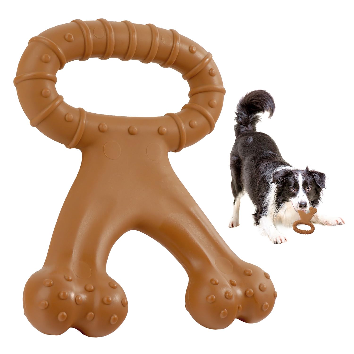 Dog Chew Toys For Aggressive Chewers, Dog Toys For Large Medium Small Dogs, Chew Bones For Heavy Chewer/ Indestructible Dog Toys