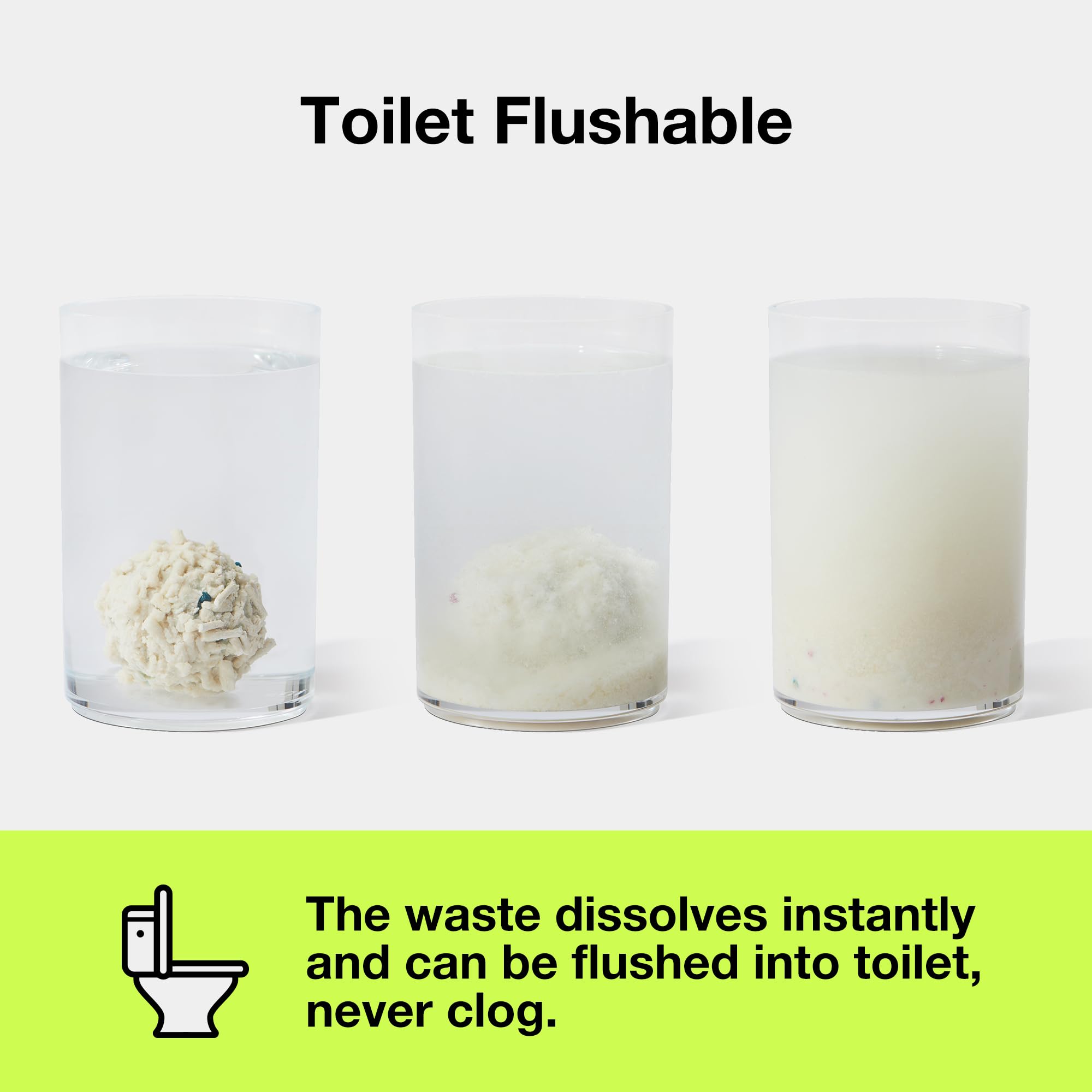 Vetreska Tofu Cat Litter, Natural Kitty Litter Strong Clumping Flushable Pellets, Ultra Water Absorbent Deodorant Tofu Litter, D