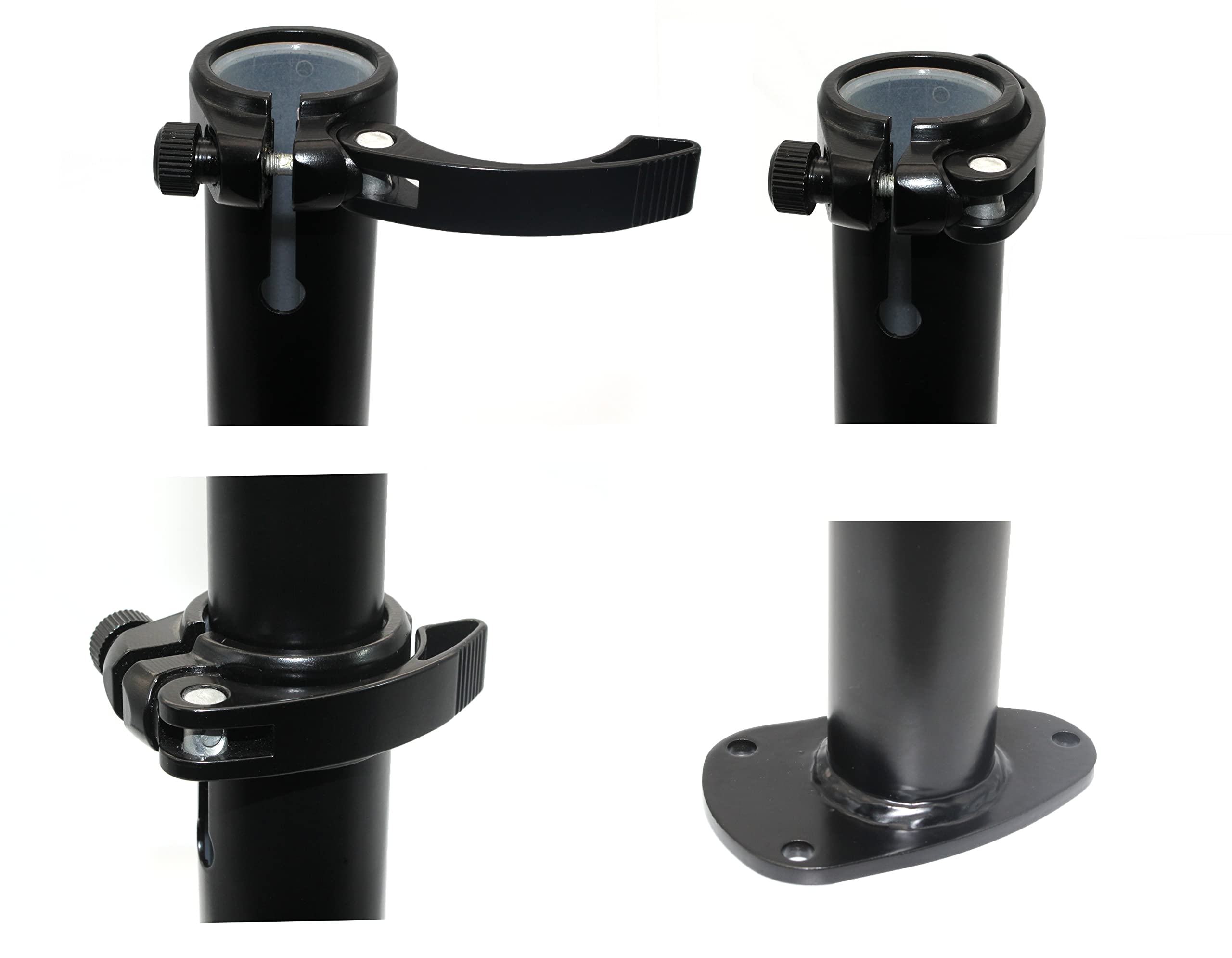 Homcare Metal Hoof Stand With Adjustable Height Hoof Jack Farrier Stand Horse Hoof Stand,Black