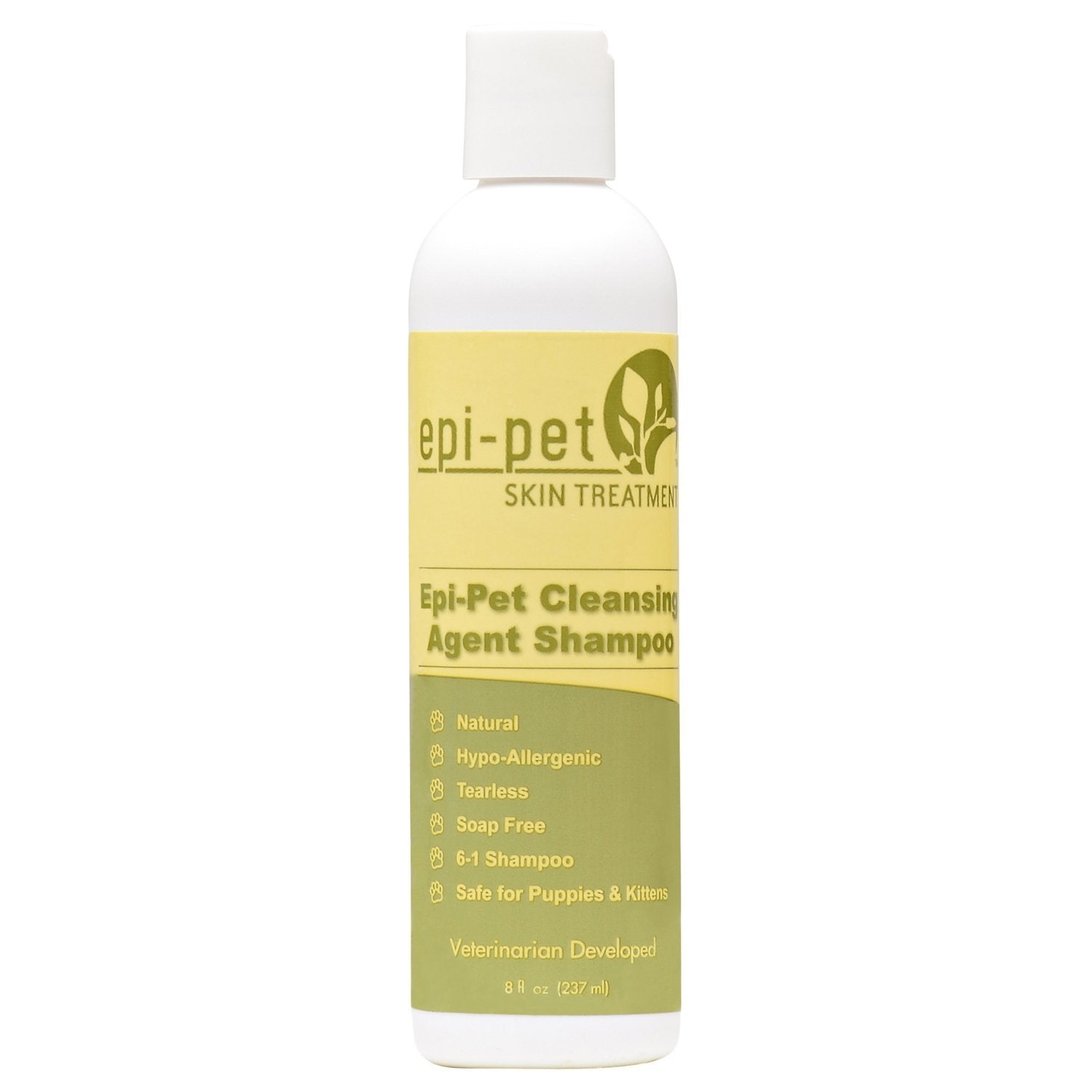 Epi-Pet Cleansing Agent Pet Shampoo, 8 Oz, White And Green (80518)