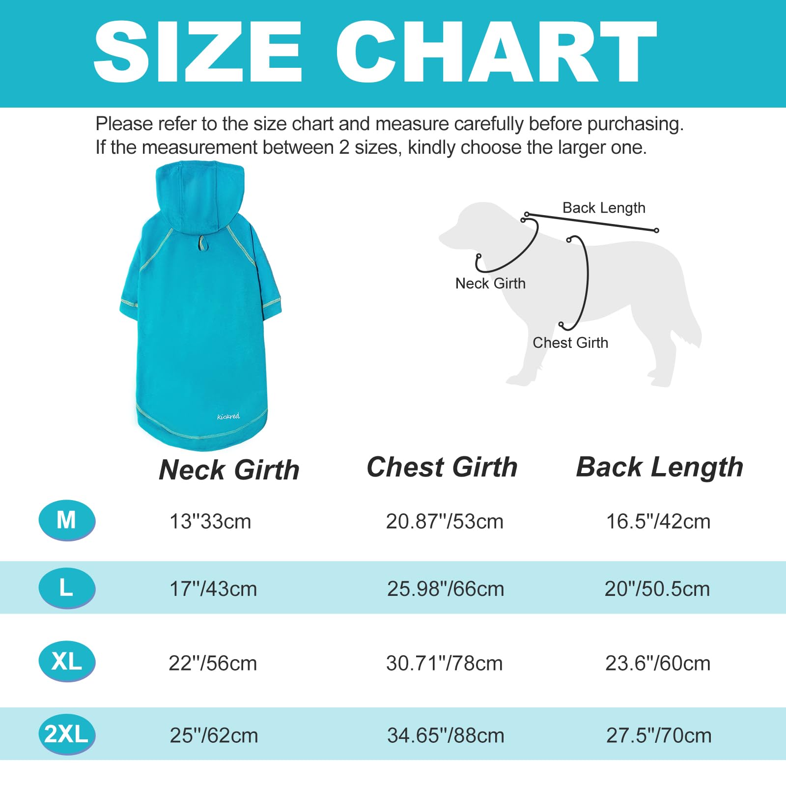 Kickred Basic Dog Hoodie Sweatshirts, Pet Clothes Hoodies Sweater With Hat And Leash Hole, Soft Cotton Outfit Coat For Small Medium Large Dogs