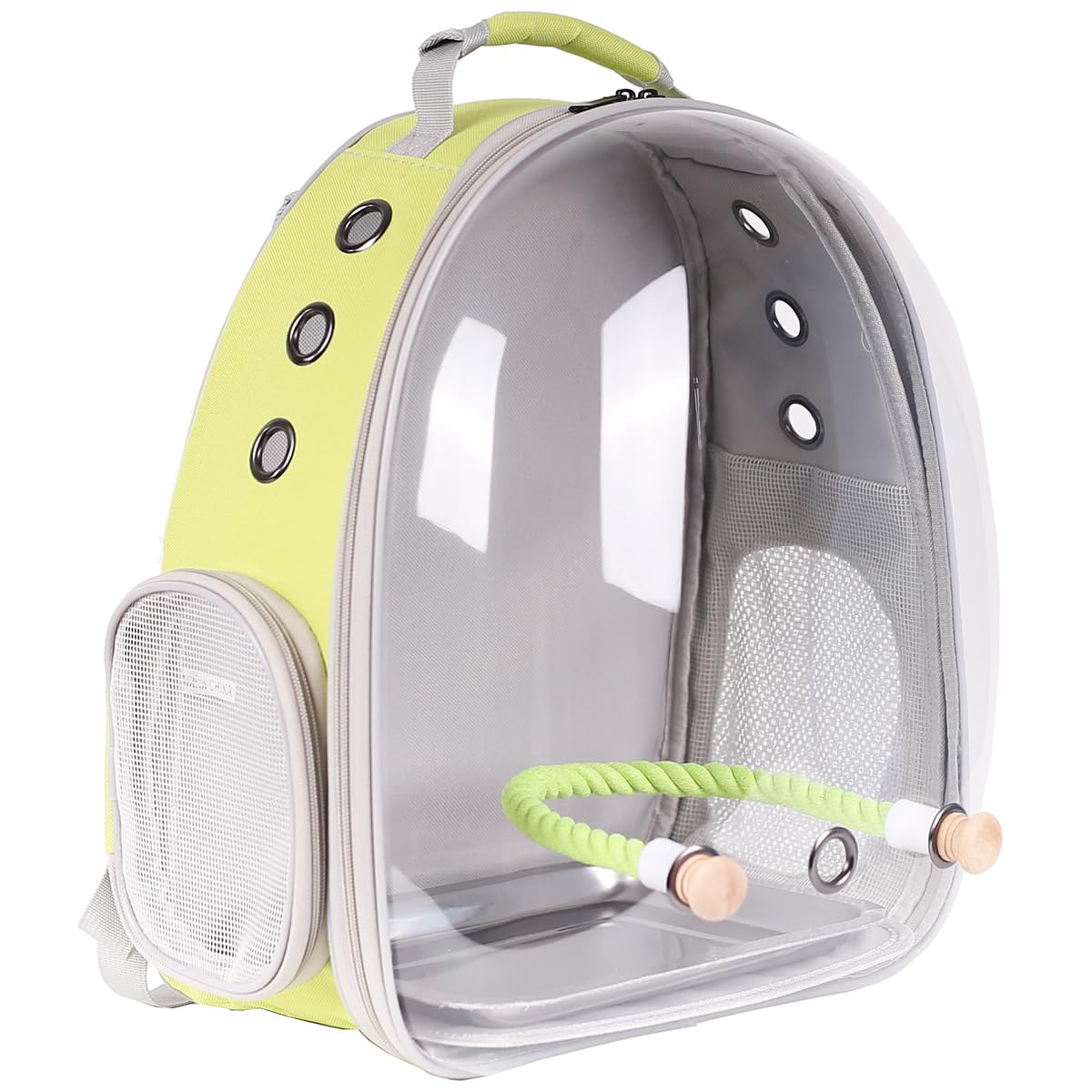 Bird Travel Backpack Carrier, Clear Bubble Window Transport Backpack For Birds, Space Capsule Astronaut Liked Vet Carry Book Bag