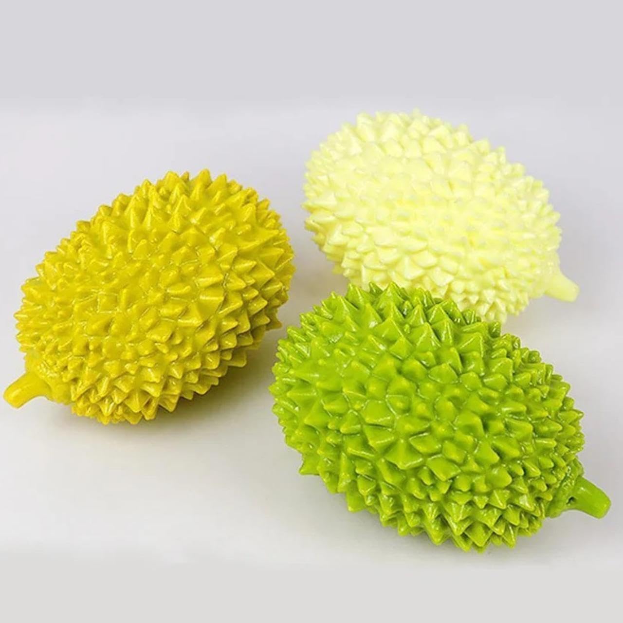 Paw Society | DurianShaped Durable Chew Toy For Dogs  MultiFunctional Dental Cleaner & Treat Dispenser