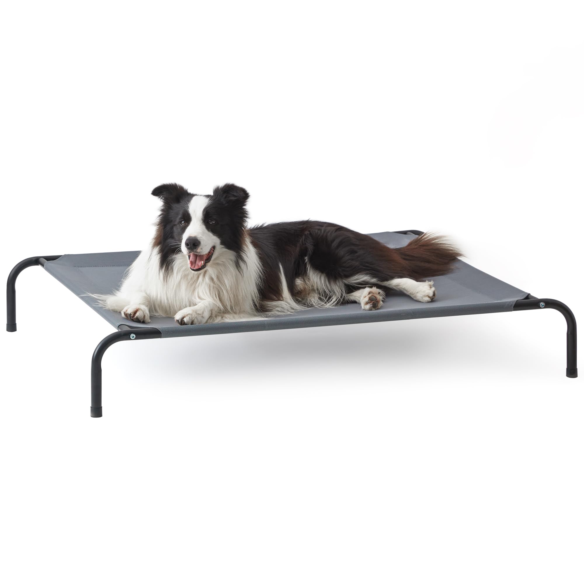 Love'S Cabin Elevated Cooling Dog Bed For Large Dogs, Portable Indoor & Outdoor Raised Pet Dog Cat Cot, Durable Summer Frame Wit