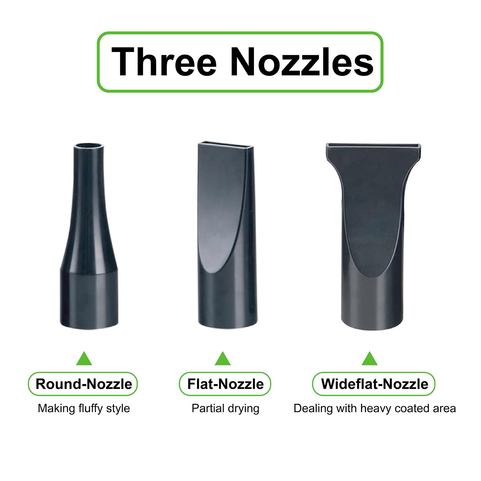 Chaolun Dog Dryer, Dog Blow Dryer, High Velocity Professional Pet Grooming Dryer, Dog Hair Dryer With Heater, Stepless Adjustable Speed, 3 Different Nozzles And A Comb, Pink