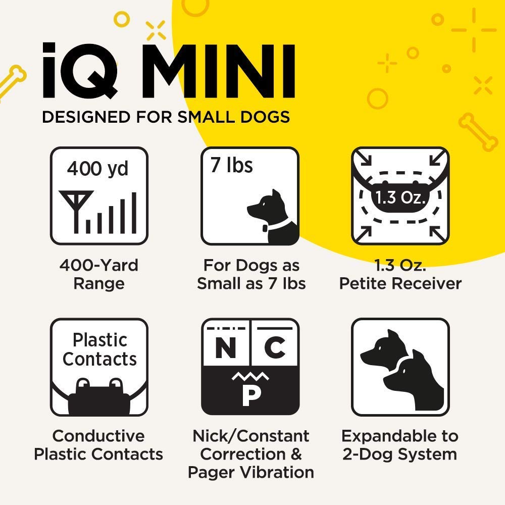 Dogtra Iq Mini Additional Receiver Rechargeable Waterproof Mini Remote Dog Training E-Collar