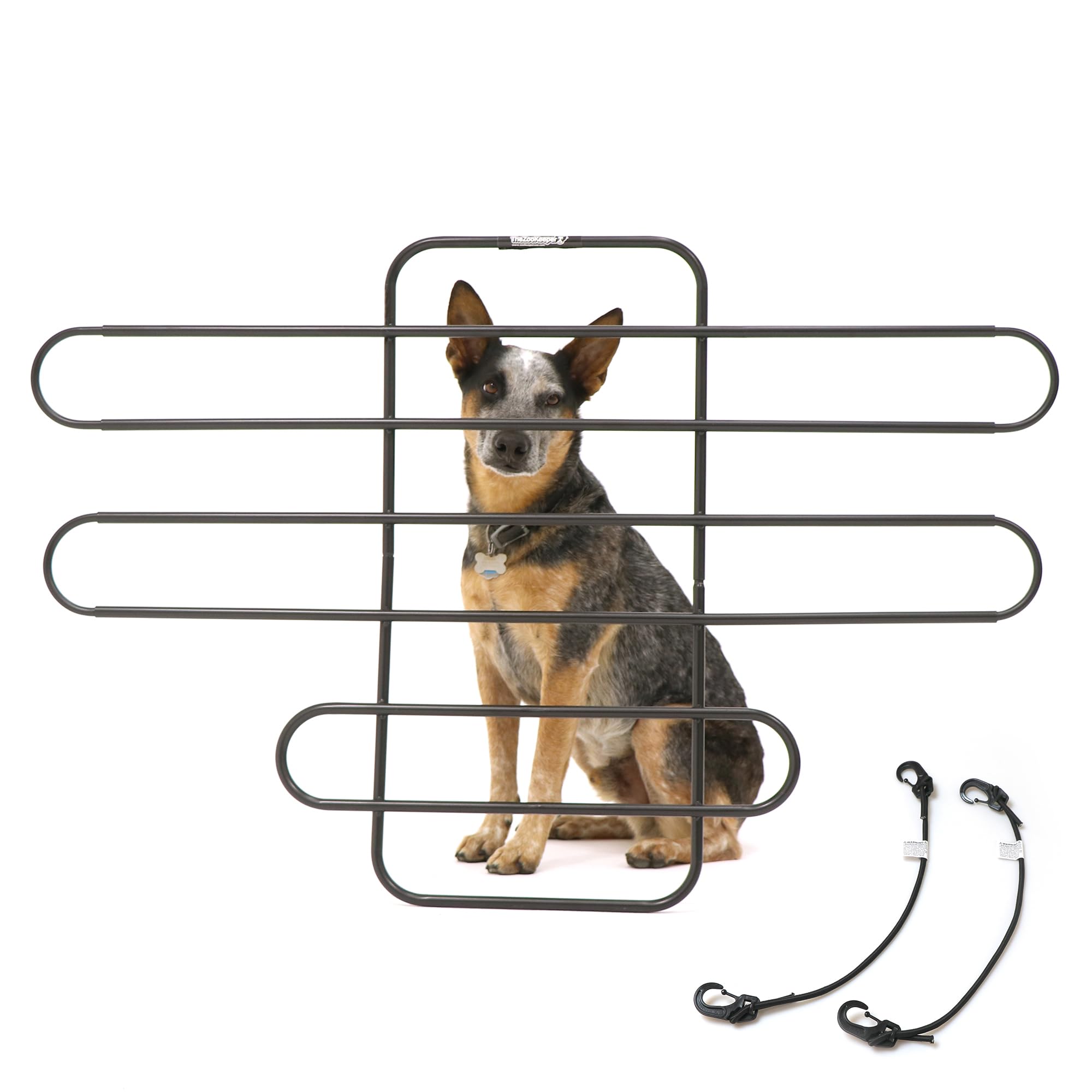 Zookeeper Vehicle Pet Barrier: Adjustable Universal For Cars, Trucks, Suvs - Moves With Your Vehicle Seats. Tilt. Slide. Recline. Easy Install Dog Car Gate - Strong Metal Tubing Gate Divider