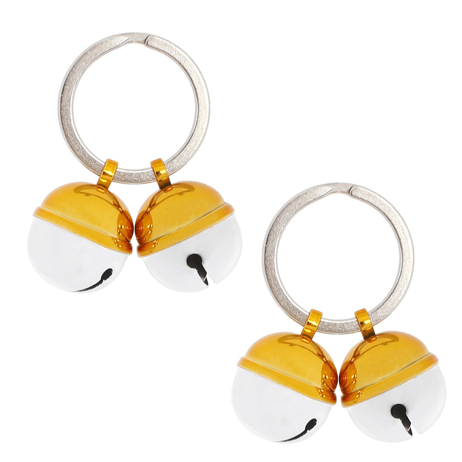 4Pcs Extra Loud Cat & Dog Bells Copper Bell For Dog And Cat Collars Brass Pet Tracker Training Bells For Small Medium Large Dogs