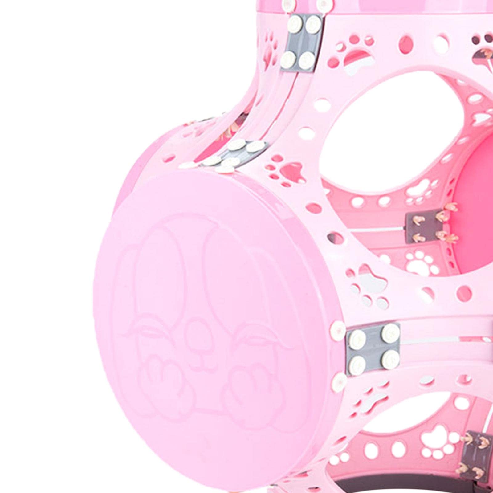 Calandis Cat Tunnel Tube Pet Interactive Toy Bed Training For Kitty Rabbits Dogs Pink | Toys | Cat Supplies