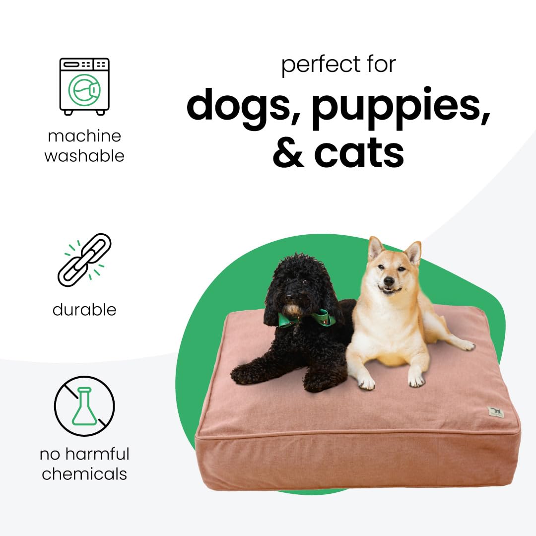 Molly Mutt Kyoto Dog Bed Duvet Cover, Gots-Certified 100% Organic Cotton Canvas Cover For Dog, Puppy, Or Cat Bed, Durable, Washa