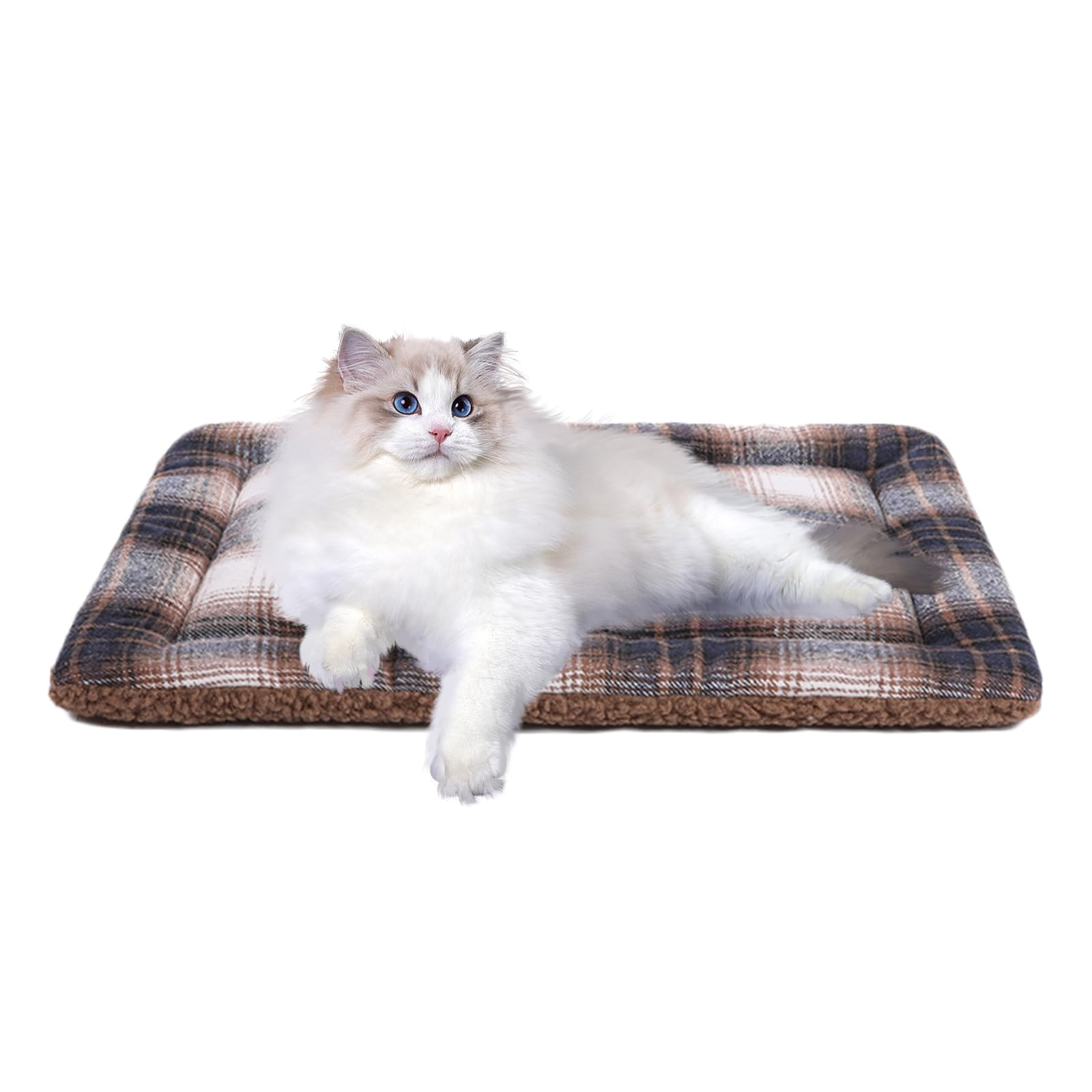Petseek Cat Bed Mat Two-Sided Used, 23''X 16'' Soft Thermal Dog Pad, For Indoor Outdoor Pets, Washable Suitable For Large Pet Ca