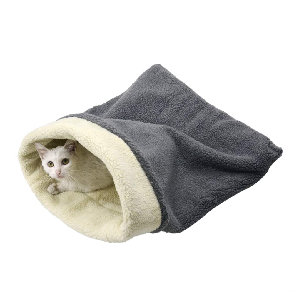 Cat Bed Cave Sleeping Bag, Pet Mat Self Warming Pad Sack For Cats And Small Dog