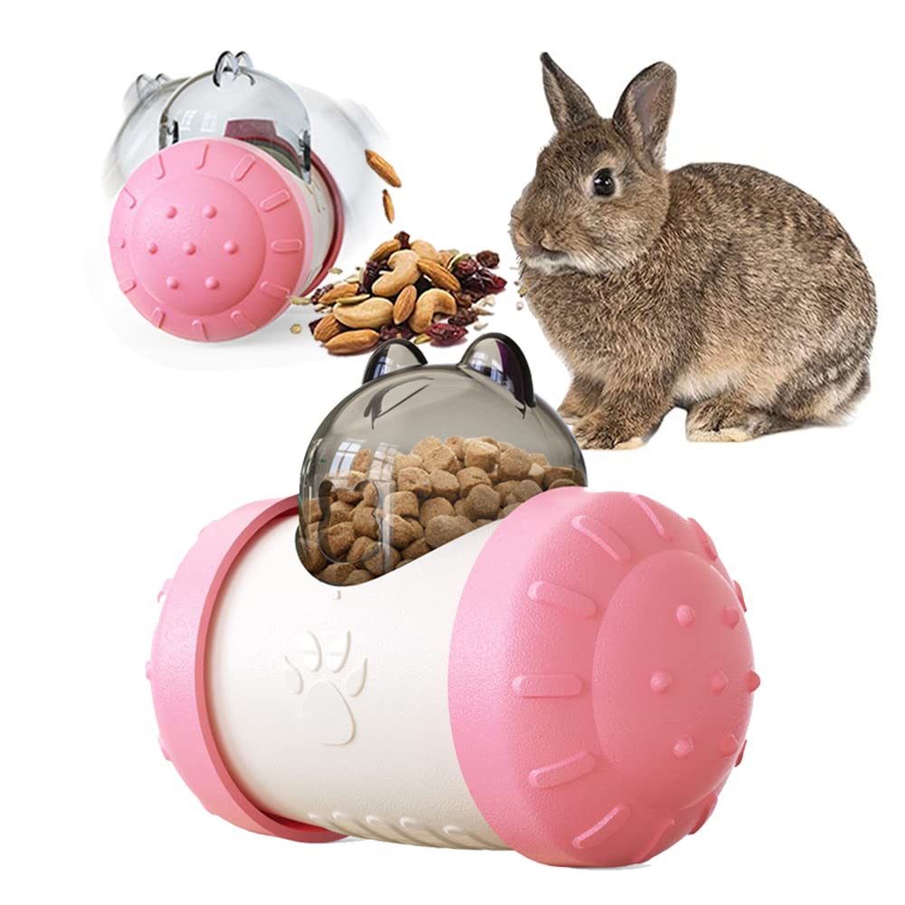 Interactive Treat Ball for Rabbits, Rabbit Snack Toy Ball, Sports and Entertainment Treats Interactive Game, Roll and Push, Enri
