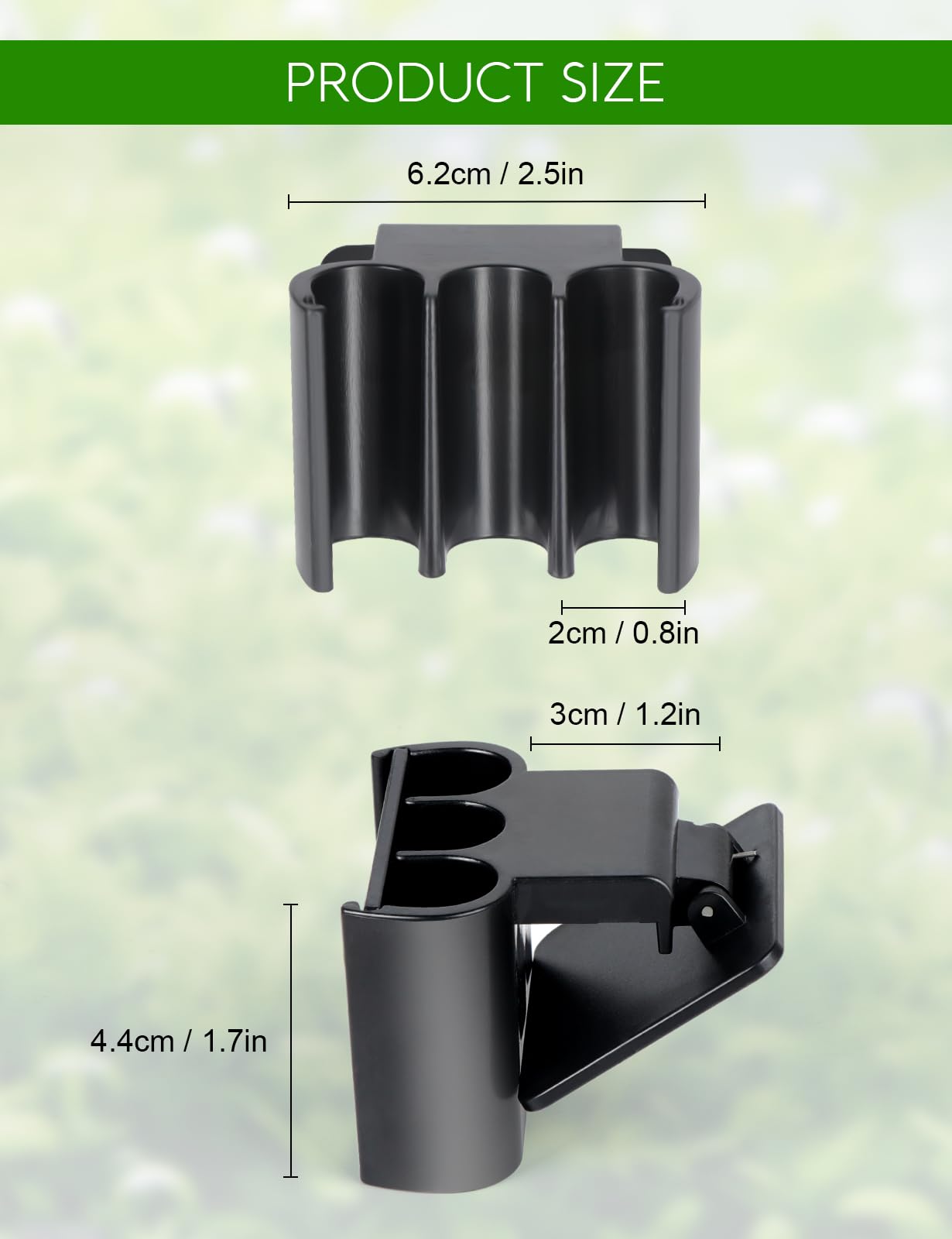 joqepy 4 Pk Upgraded Aquarium Plant Holder, 3-Hole Hanging Aquarium Plant Holder with Clip, Suitable for Fish Tank Plant Potting