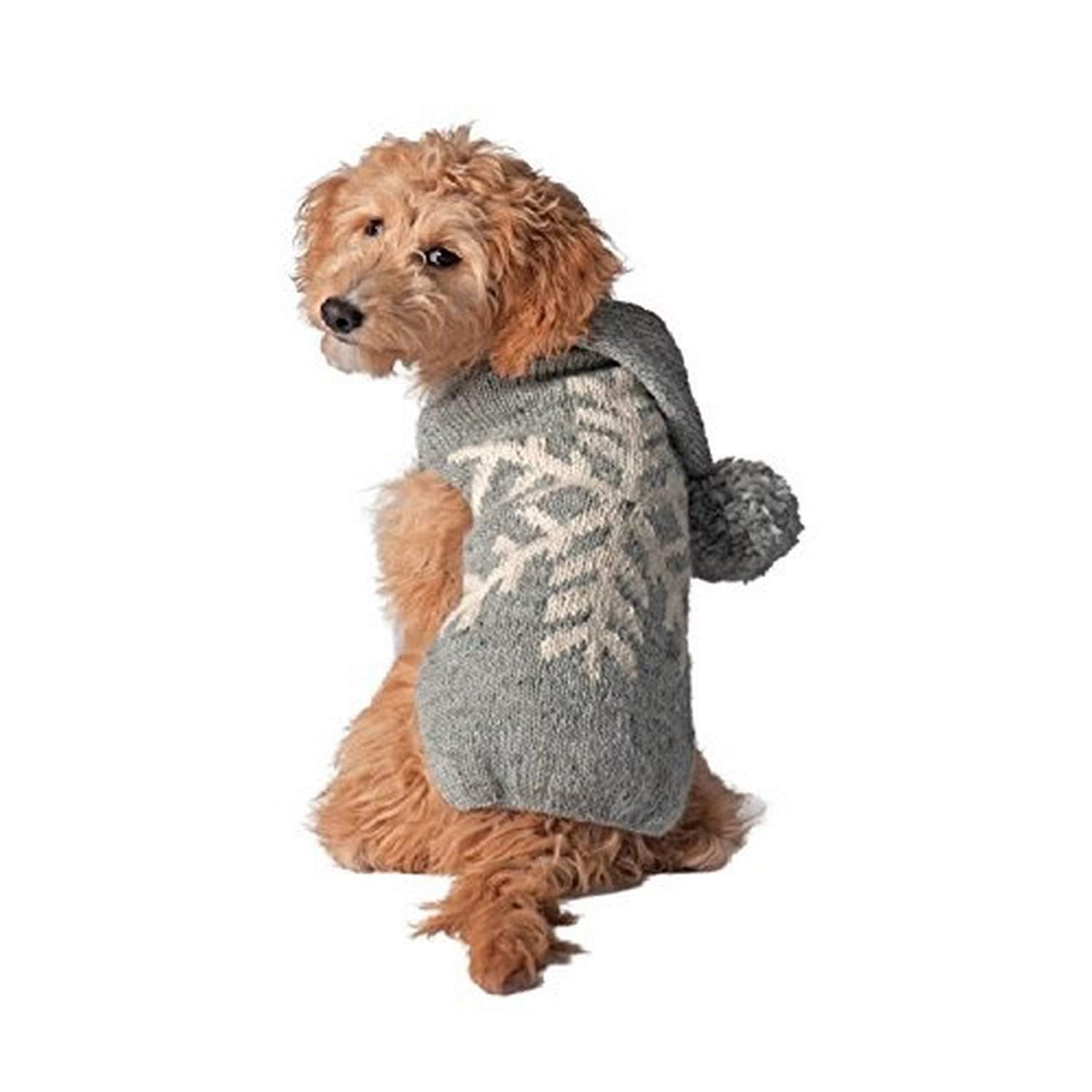 Chilly Dog Alpaca Grey Snowflake (Large)