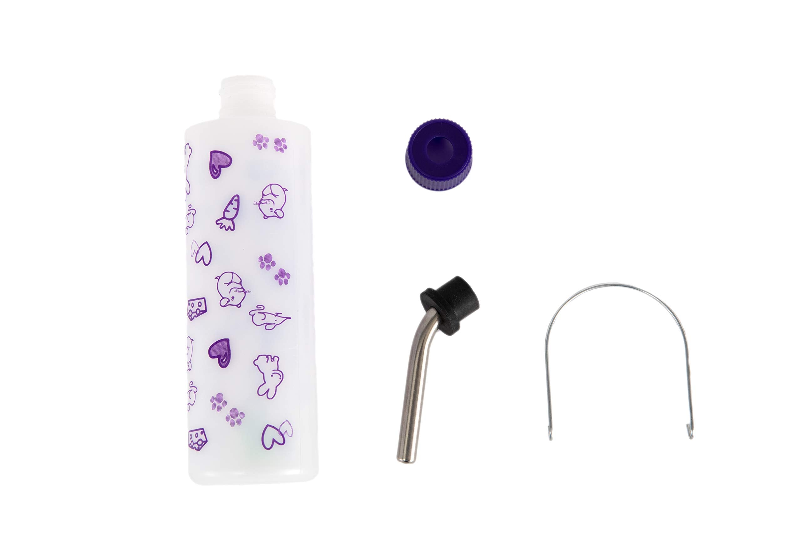 Lixit Original Super Seal Water Bottle For Rabbits, Cats, Ferrets, Hamsters, Guinea Pigs, Gerbils And Other Small Animals. (8 Ounce (Pack Of 1), Frosted)