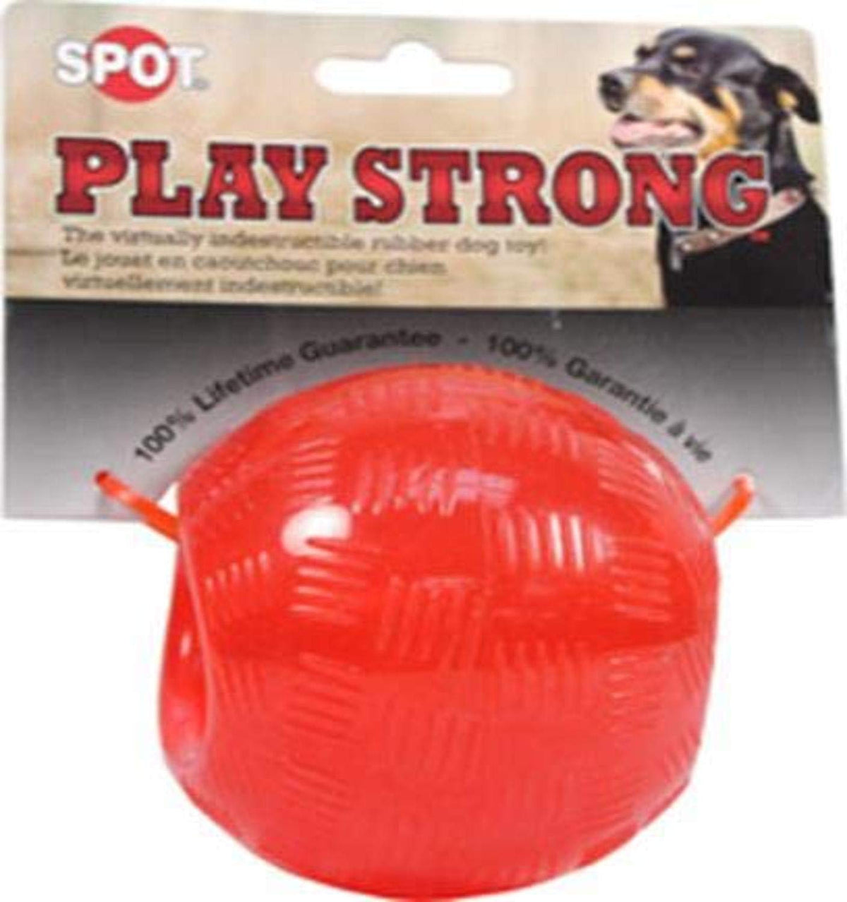 Spot By Ethical Products Play Strong Bones Chew Toys And Ball Toys For Dogs - Great For Aggressive Chewers And Puppies - Ball - Small