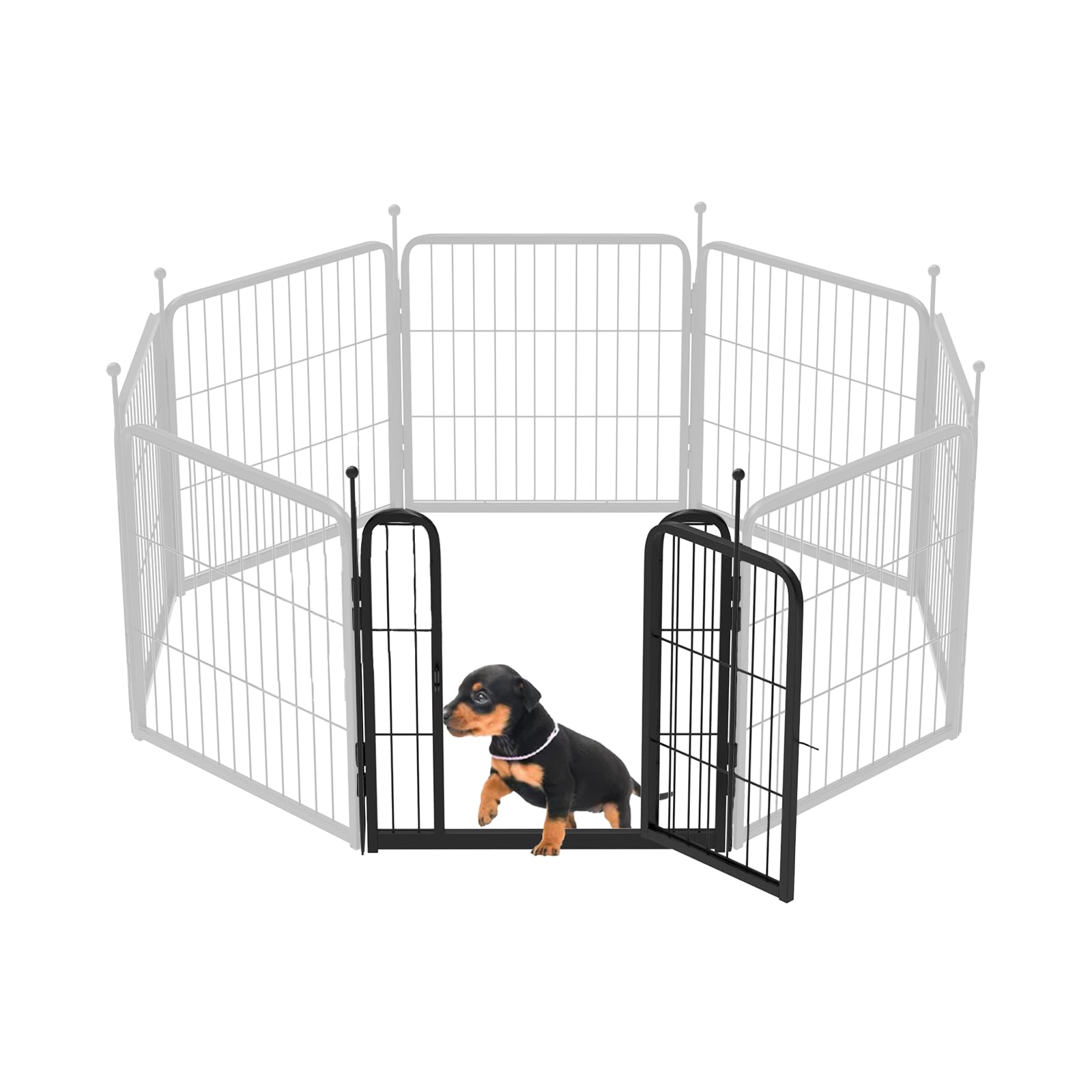 Fxw Rollick Dog Playpen, 1 Add-On Gate Panel, Single 24-Inch Gate Panel