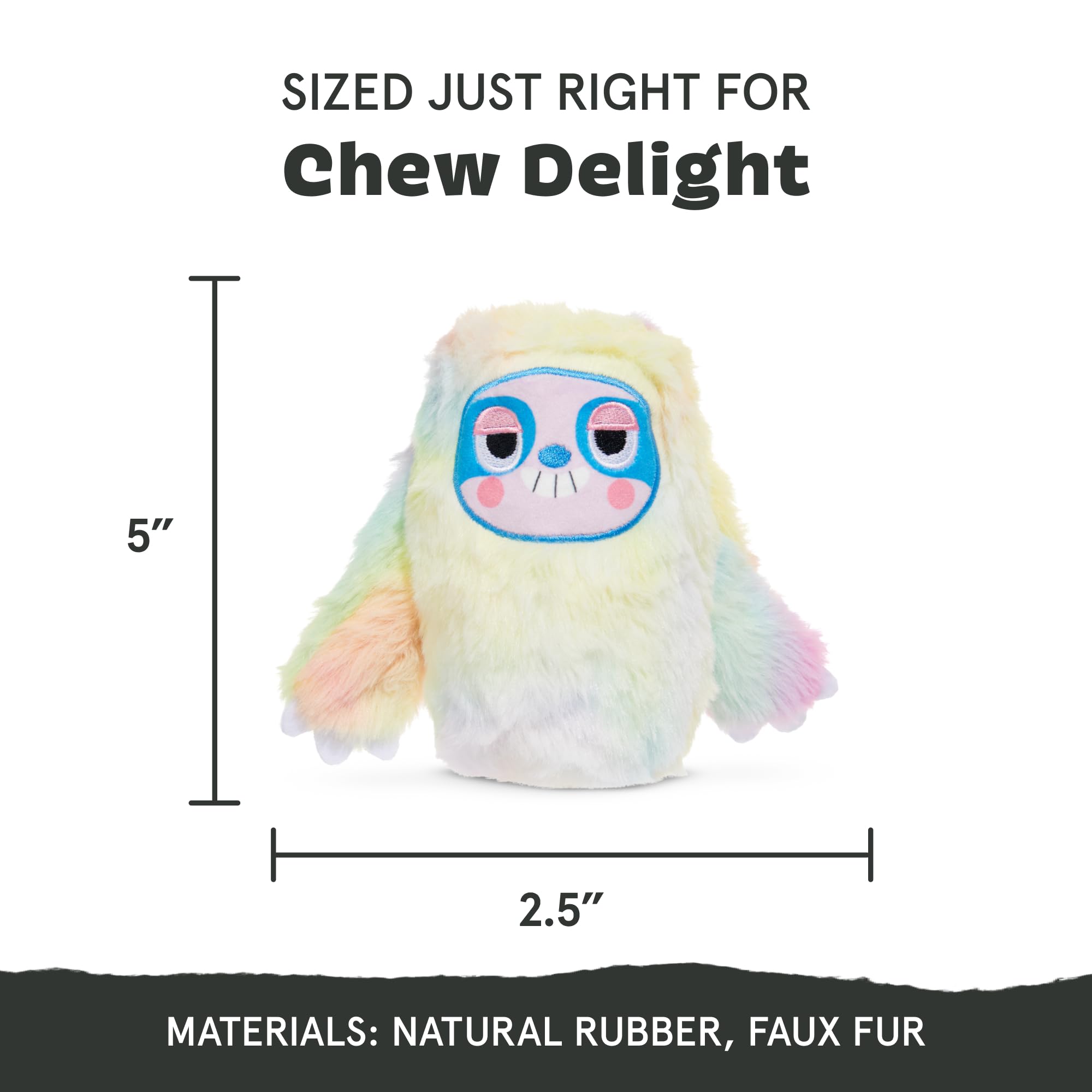 Barkbox Grateful Ted Dog Toy For Medium Dogs - Strawberry-Scented Rip & Reveal Toy For Determined Chewers And Interactive Playti