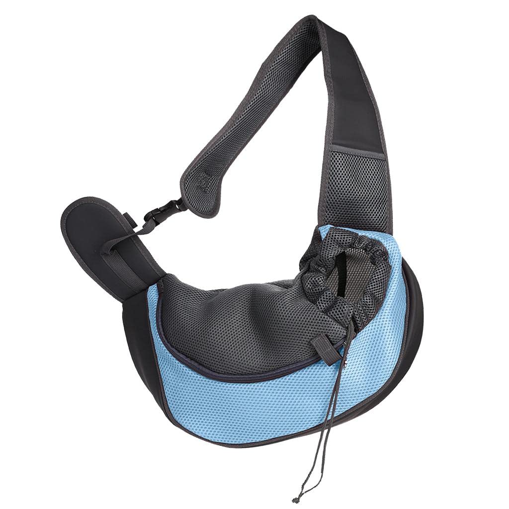 BNF Pet Dog Cat Carry Carrier Outdoor Travel Single Shoulder Bag Sling SkyBlue L | Pet Supplies | Dog Supplies | Carriers & Tote