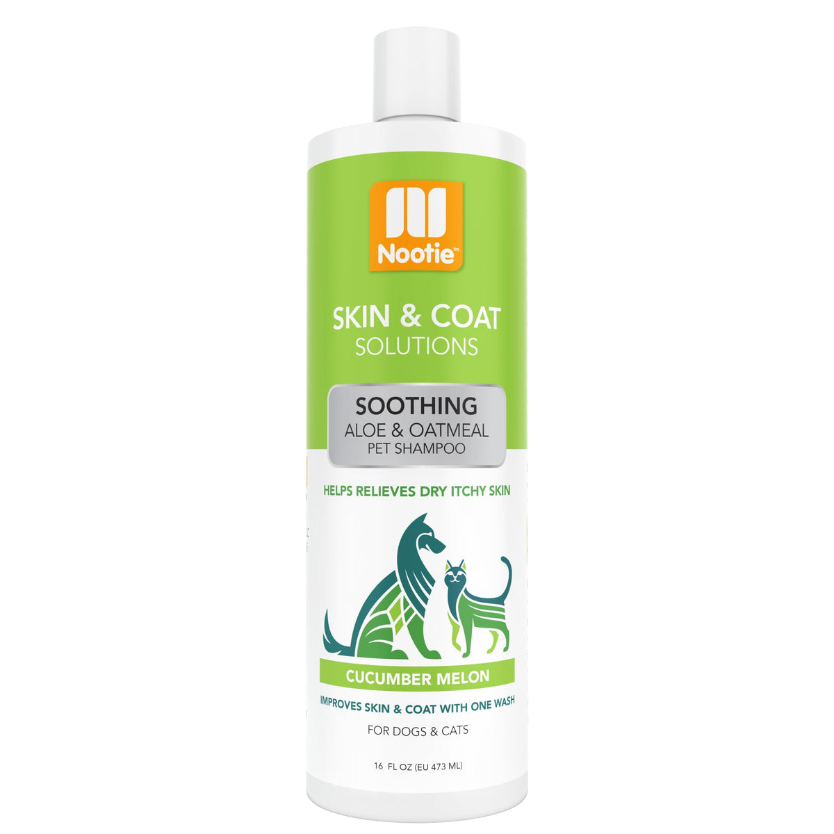 Nootie - Oatmeal Pet Shampoo For Sensitive Skin - Revitalizes Dry Skin & Coat - Natural Ingredients - Gentle Shampoo - Cleans & Conditions