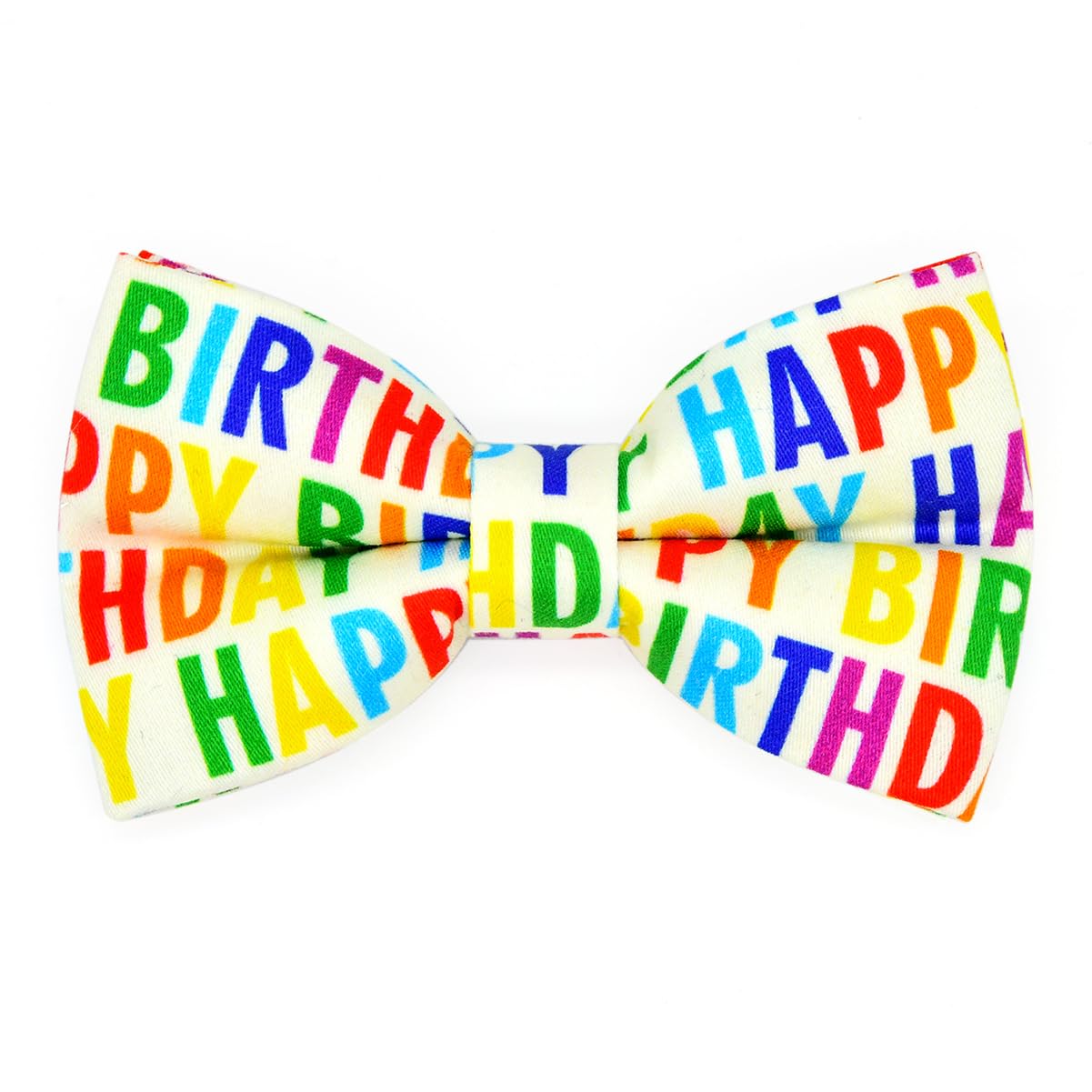 Happy Birthday Cat Breakaway Collar Bow Tie With Bell, Wedding/Birthday Cat Accessories