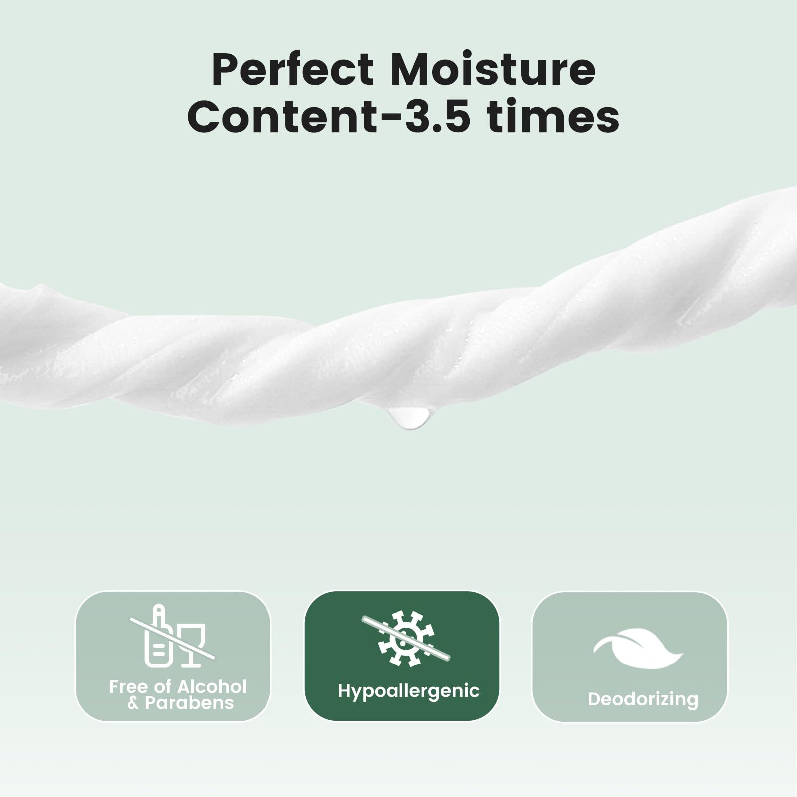 Gardner Pet Bamboo Dog Wipes For Paws And Butt, Dog Wipes Cleaning Deodorizing, Soothing Pets Wipes With Coconut Oil, Extra Thic