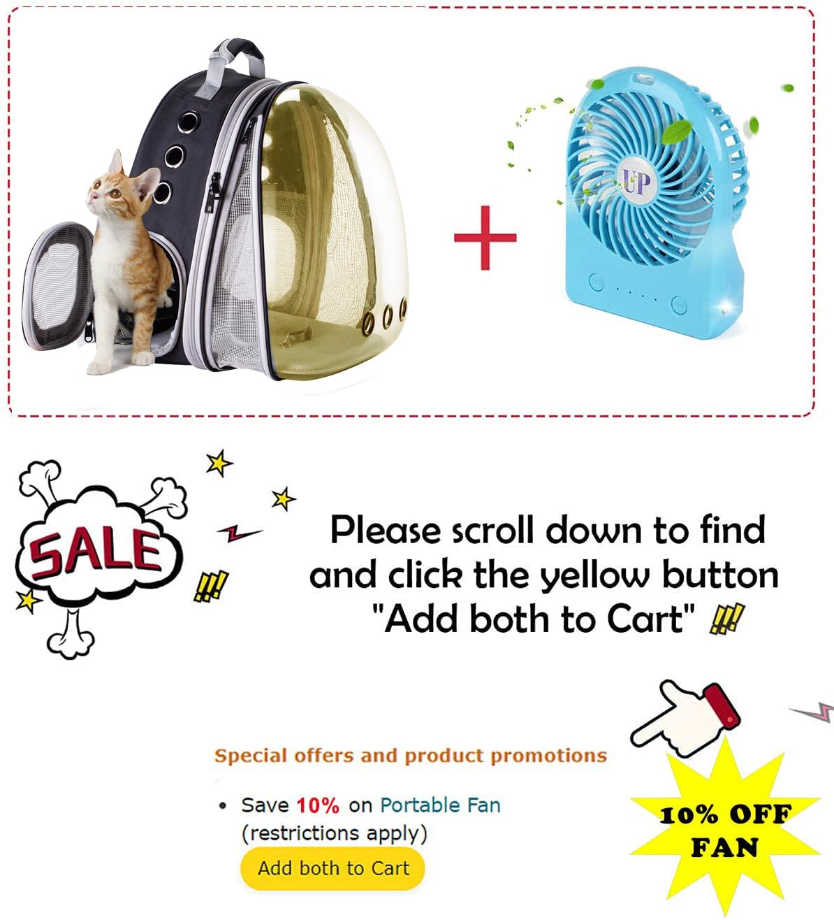 Front Expandable Cat Backpack Carrier, Fit Up To 20 Lbs, Polarized Bubble Window Pet Carrier Backpack For Large Fat Cat And Small Puppy