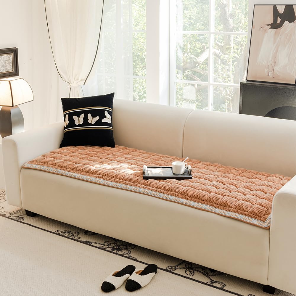 Awjcsv Dog Couch Cover Protector, Couch Cover For Dogs Washable, Pet Couch Covers For Sofa, Non Slip Dog Bed Sofa Cover (Drown,